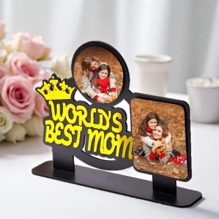 DVMART® Gift for Mother Acrylic & MDF Laser Cut Photo Frame – Elegant Design thumbnail 2
