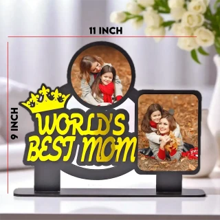 DVMART® Gift for Mother Acrylic & MDF Laser Cut Photo Frame – Elegant Design thumbnail 3