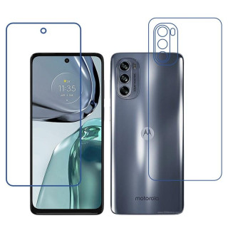 Motorola Moto G62 (India) 9H Front & Back Flexible Compatible Mobile Screen Protector (Not a Tempered glass)