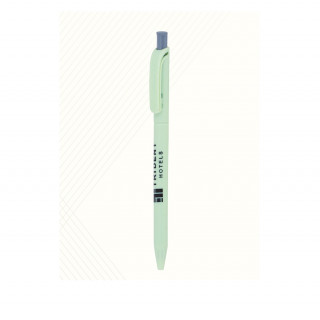 Sleek Light Green Rubberized Pen(Pack of 10)