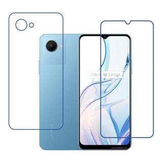 Realme C30s 9H Protective Compatible Mobile Screen Protector For Front & Back (Not a Tempered glass)