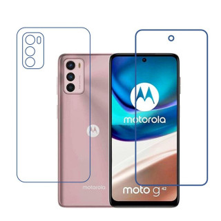 Motorola Moto G42 9H Front & Back Flexible Compatible Mobile Screen Protector (Not a Tempered glass)
