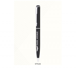 Premium Black & Silver Rim personalised pen with Name Engraved