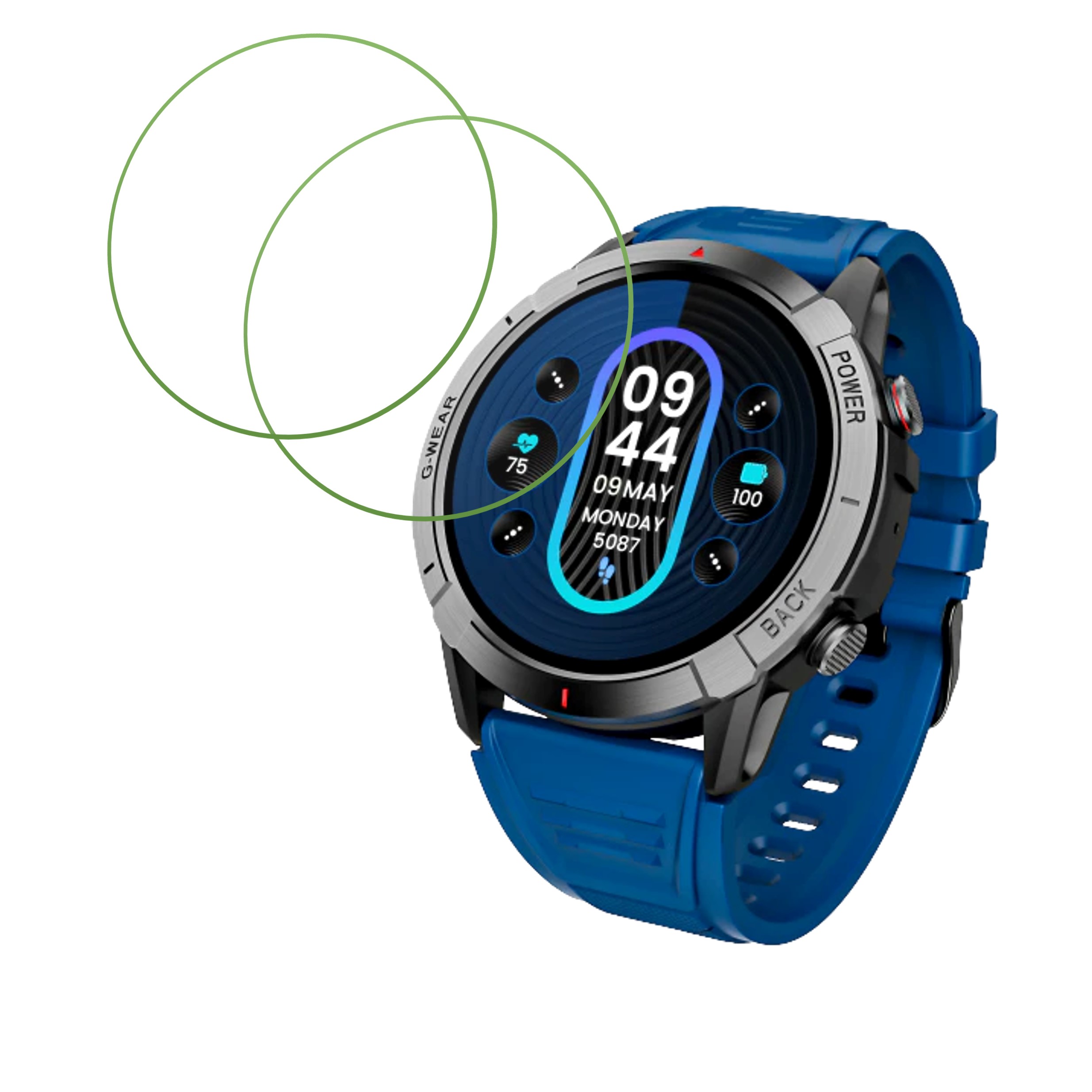 boAt Lunar Fit Smartwatch Screen Protector 9H Protective Compatible Flexible