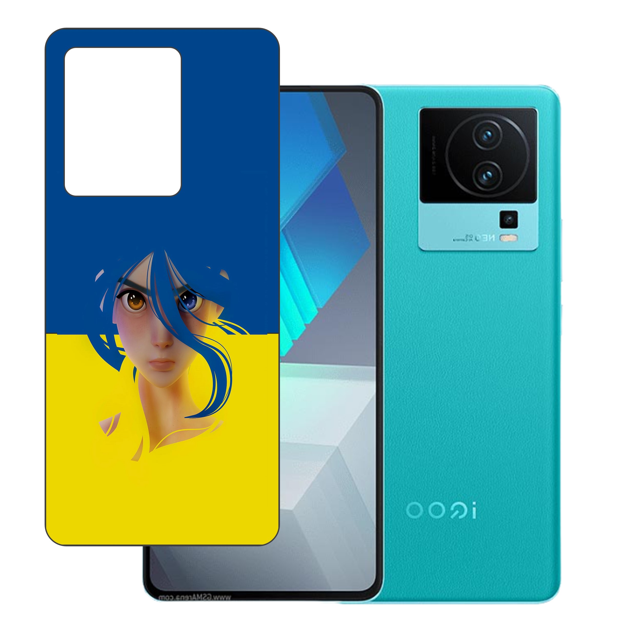 vivo iQOO Neo7 UV Embossed Touch Feel Design back Skin Protector for (Not a Tempered glass)