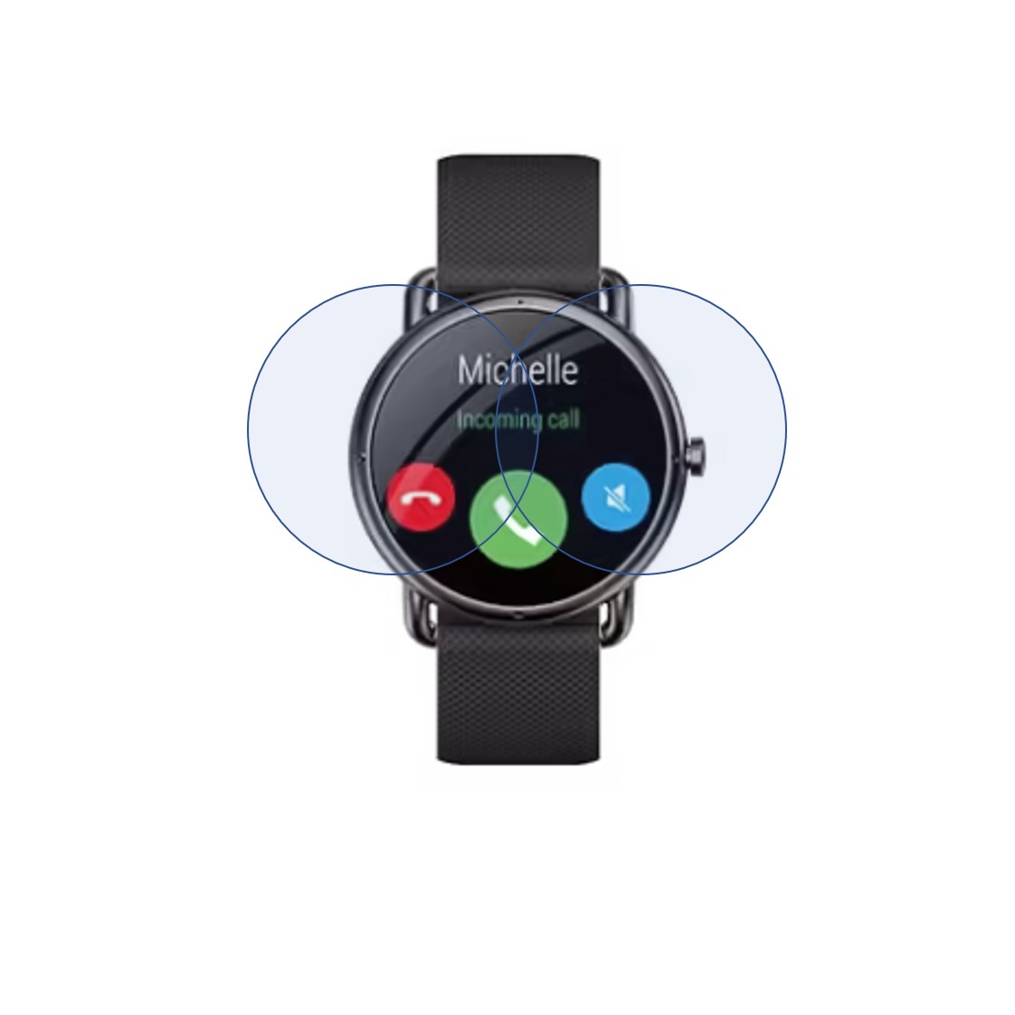 NoiseFit Buzz Smartwatch Screen Protector 9H Protective Compatible Flexible