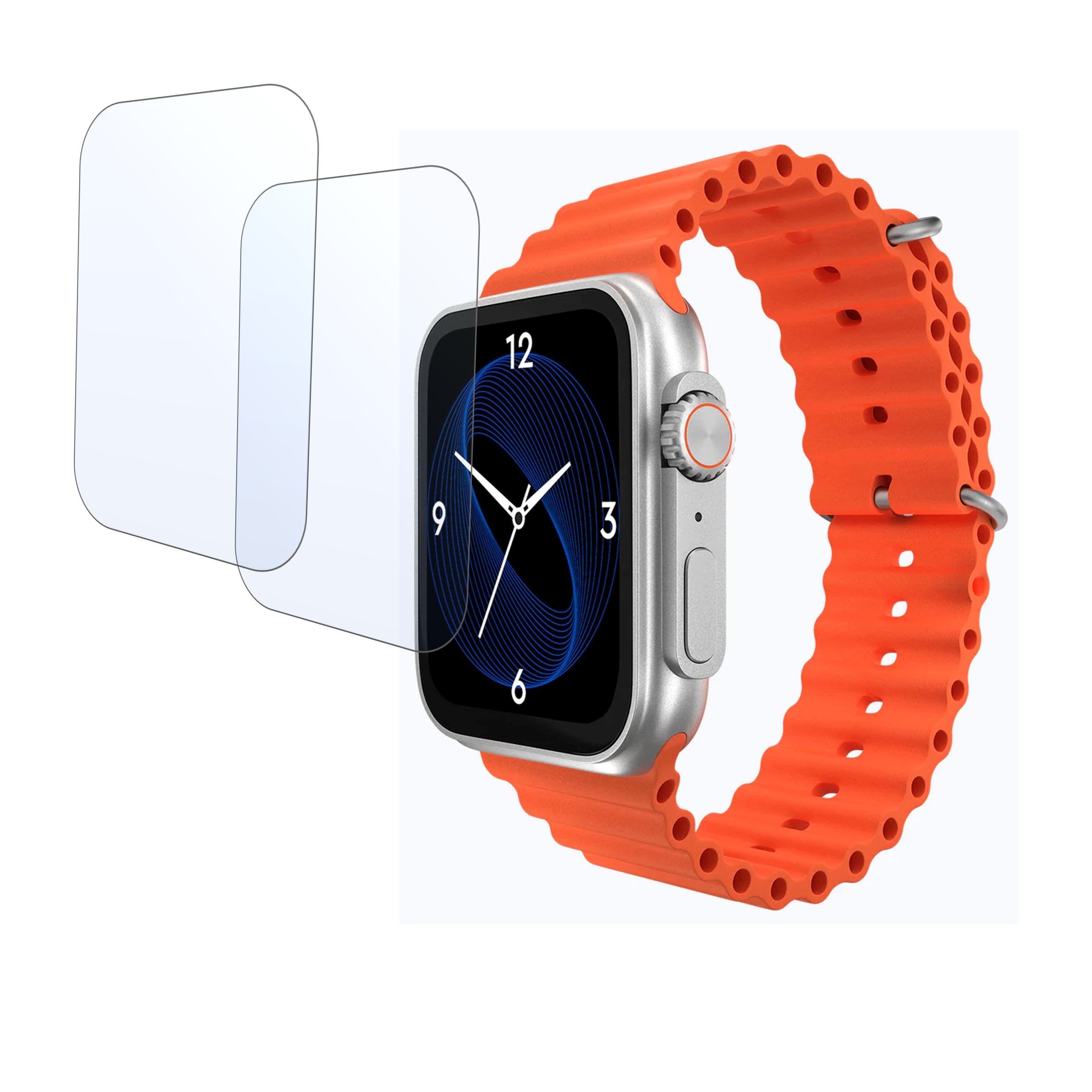 Zebronics Iconic Ultra Smartwatch Screen Protector 9H Protective Compatible Flexible