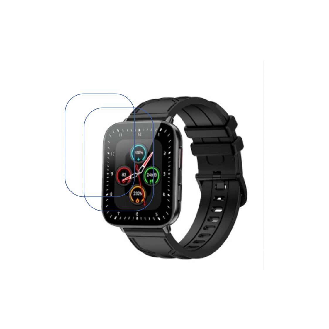 Fire-Boltt Max Smartwatch Screen Protector 9H Protective Compatible Flexible