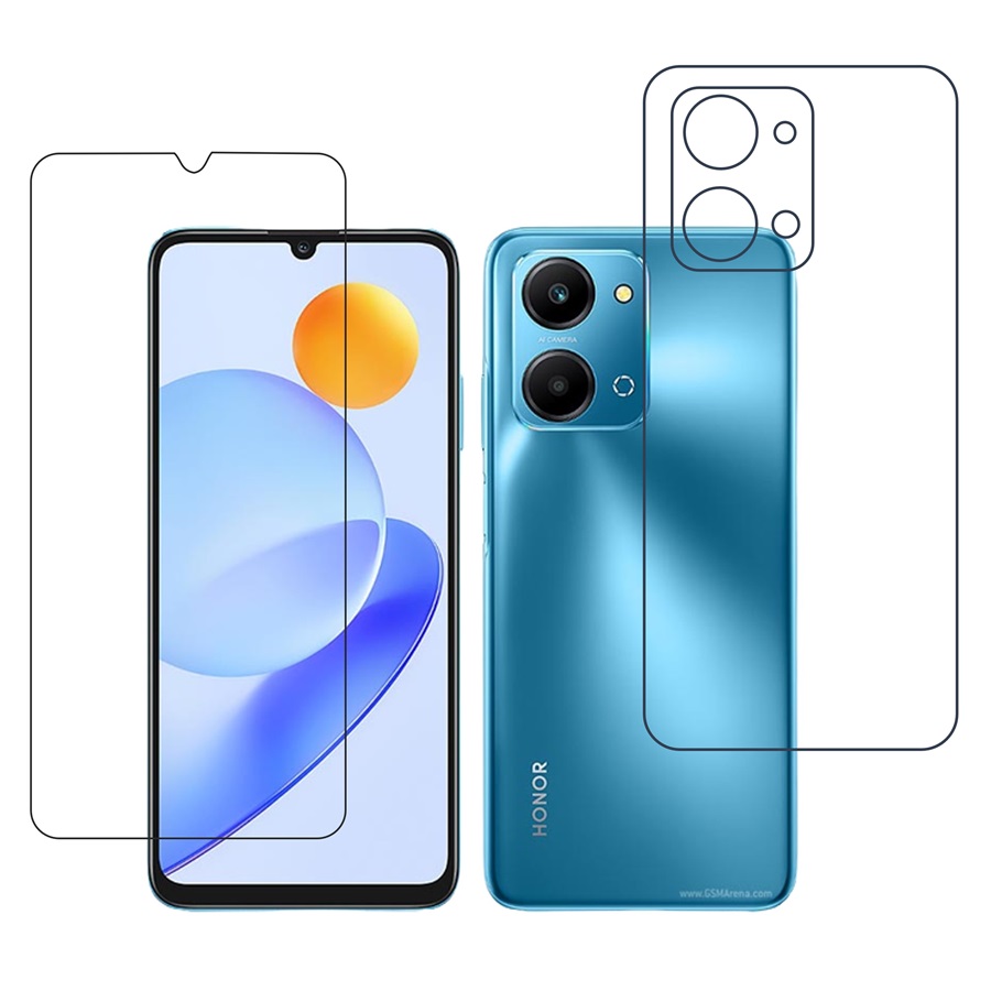 Honor Play7T 9H Protective Compatible Mobile Screen Protector For Front & Back (Not a Tempered glass)