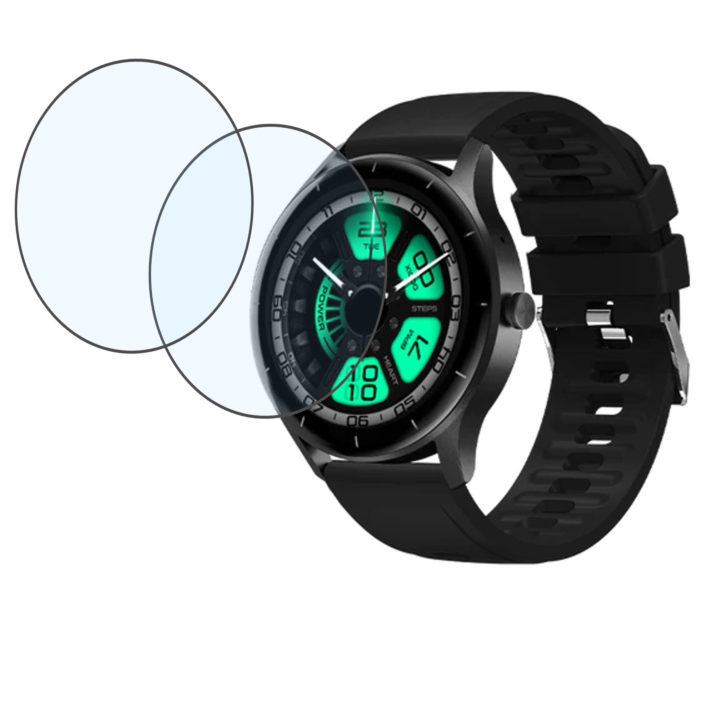 Fire-Boltt Talk Go Smartwatch Screen Protector 9H Protective Compatible Flexible