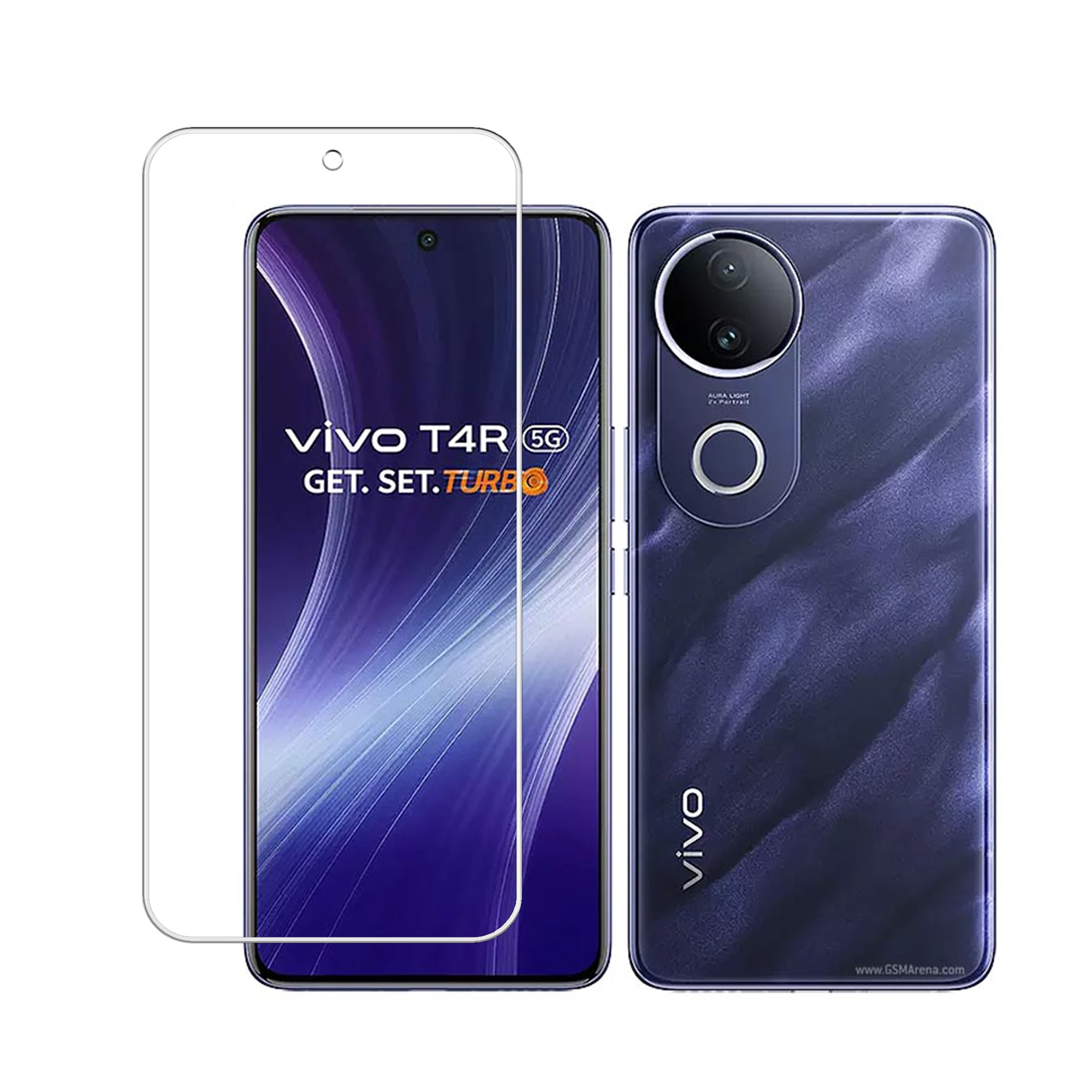 DVTECH TPU Screen Protector Compatible With vivo T4R | Perfect Fit | Edge to Edge | Flexible Screen Guard |