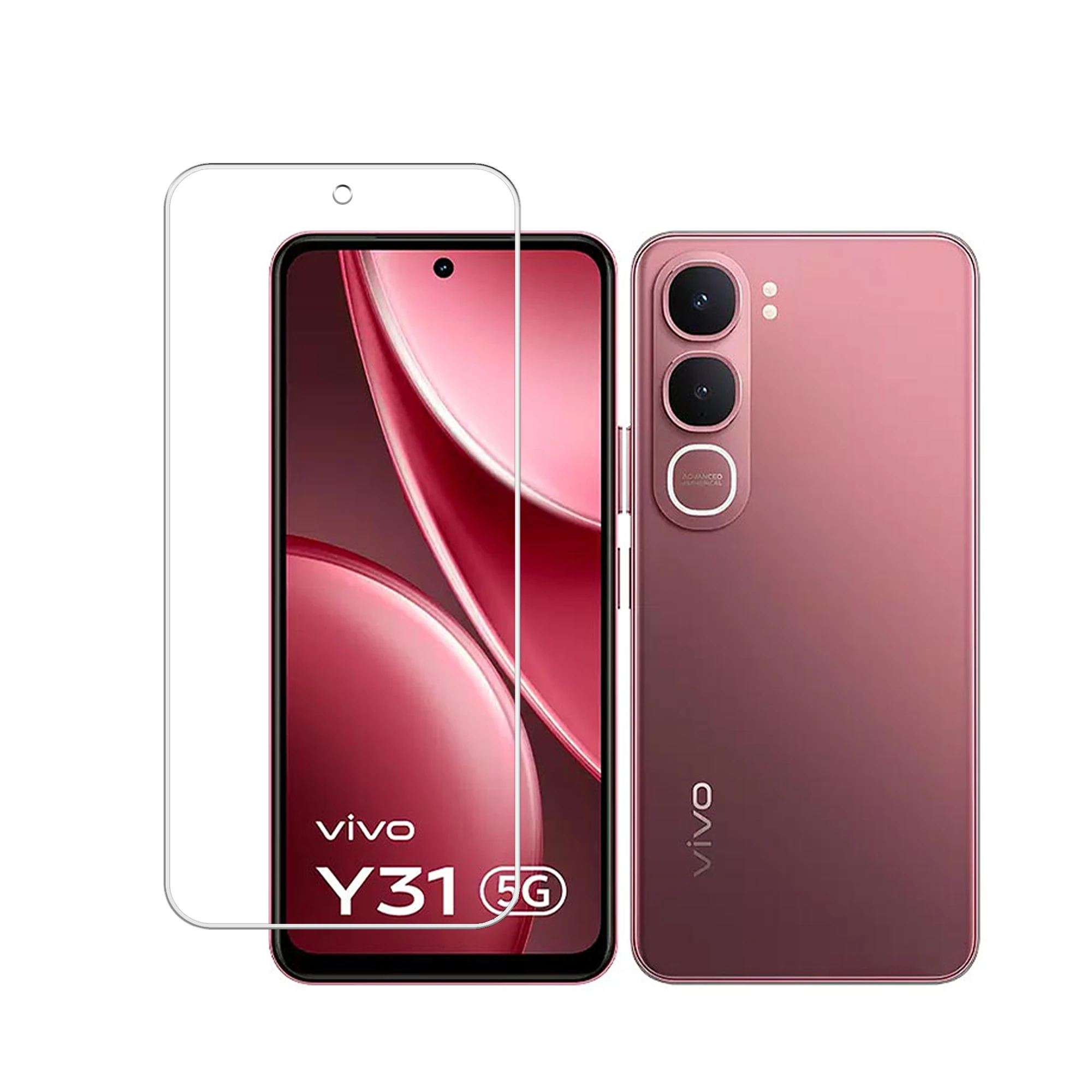 DVTECH 9H Screen Protector Compatible With vivo Y31 5G | Perfect Fit | Edge to Edge | Flexible Screen Guard |