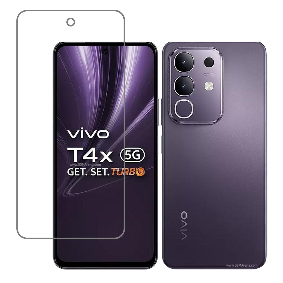 vivo T4x Compatible With Mobile Front Screen Protector (Flexible Screen Protector)