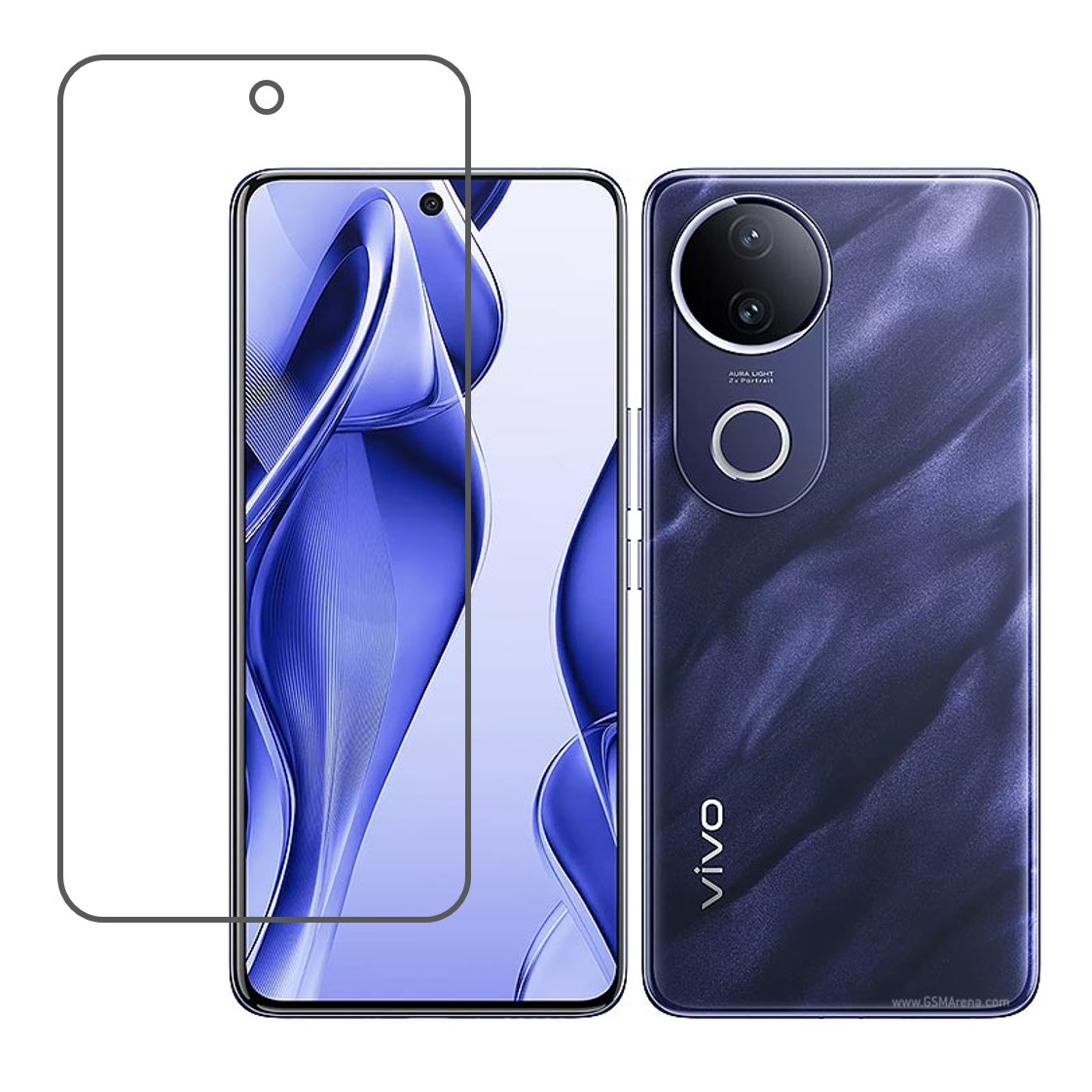 vivo V50e Compatible With Mobile Front Screen Protector  (Flexible Screen Protector)