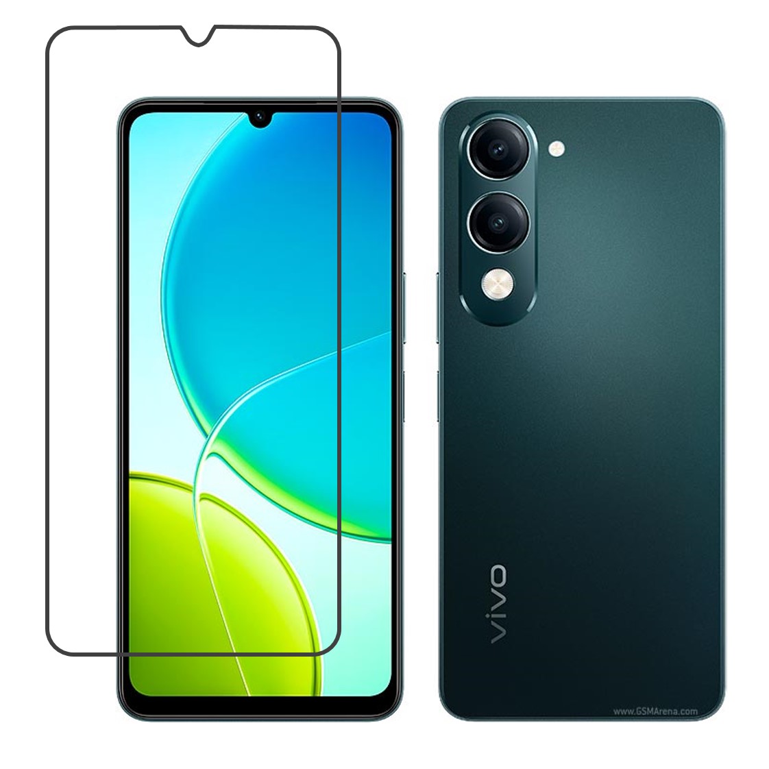 vivo Y04 Compatible With Mobile Front Screen Protector (Flexible Screen Protector)