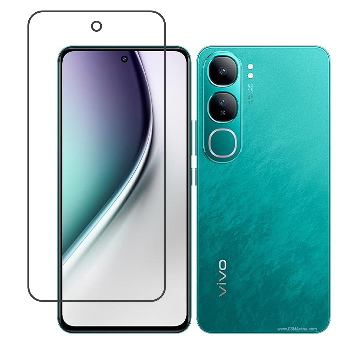 vivo Y200 4G Compatible With Mobile Front Screen Protector  (Flexible Screen Protector)
