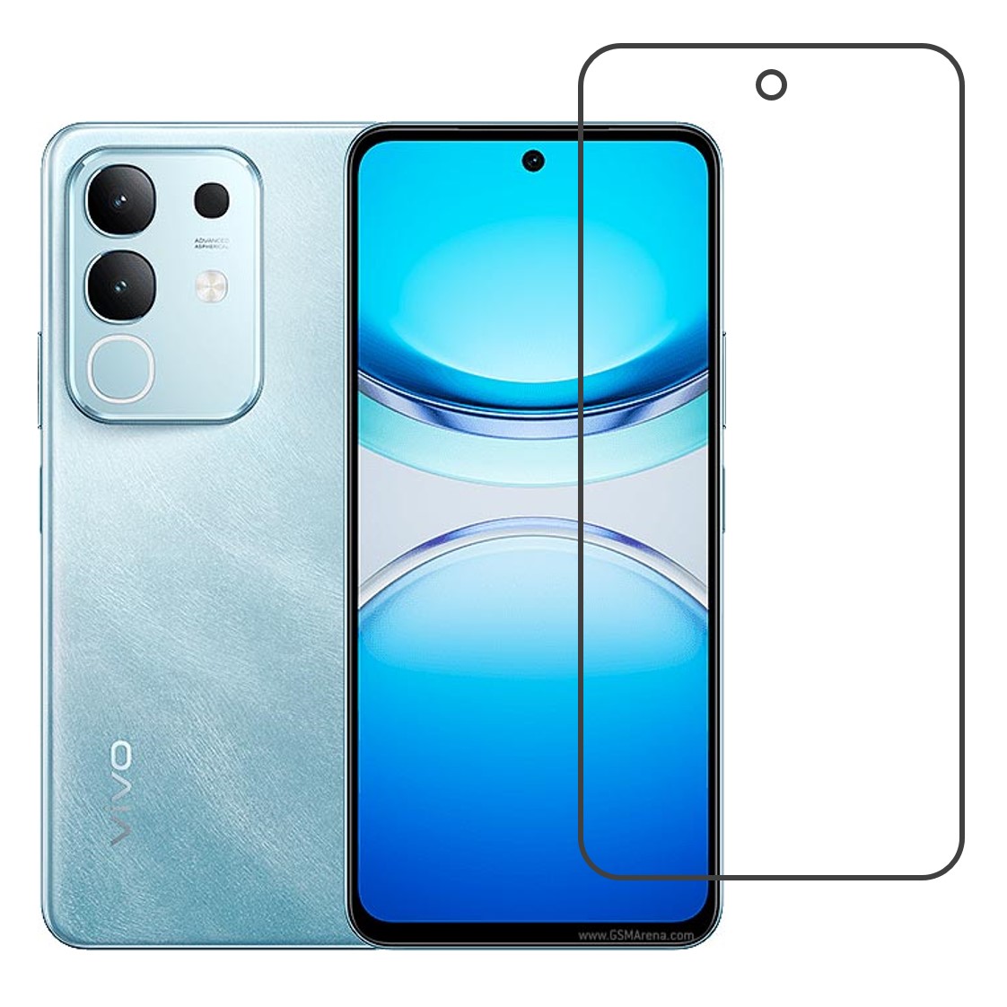 vivo Y300t Compatible With Mobile Front Screen Protector  (Flexible Screen Protector)