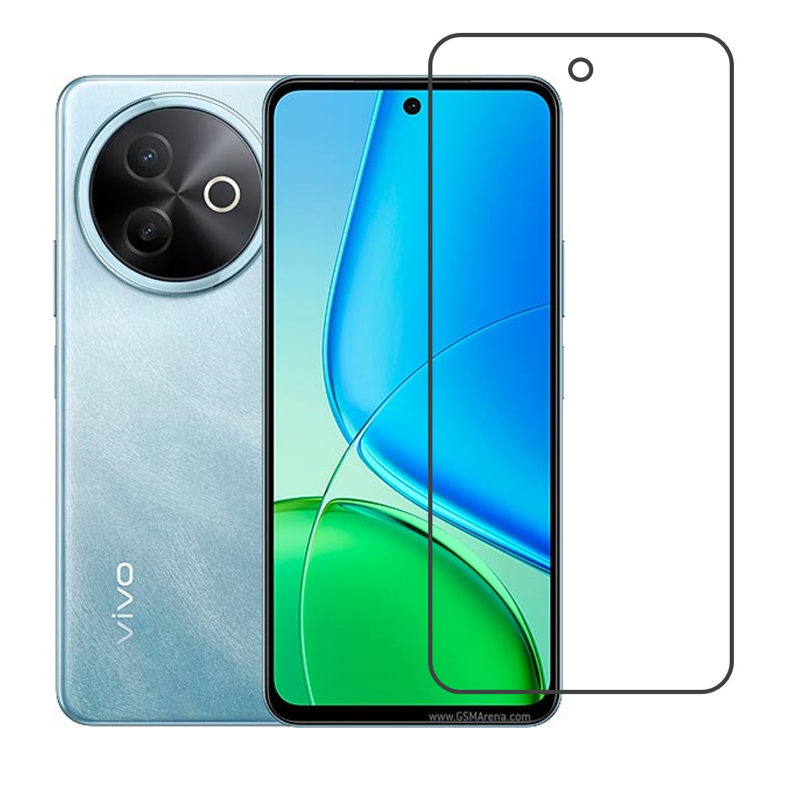 vivo Y39 Compatible With Mobile Front Screen Protector  (Flexible Screen Protector)