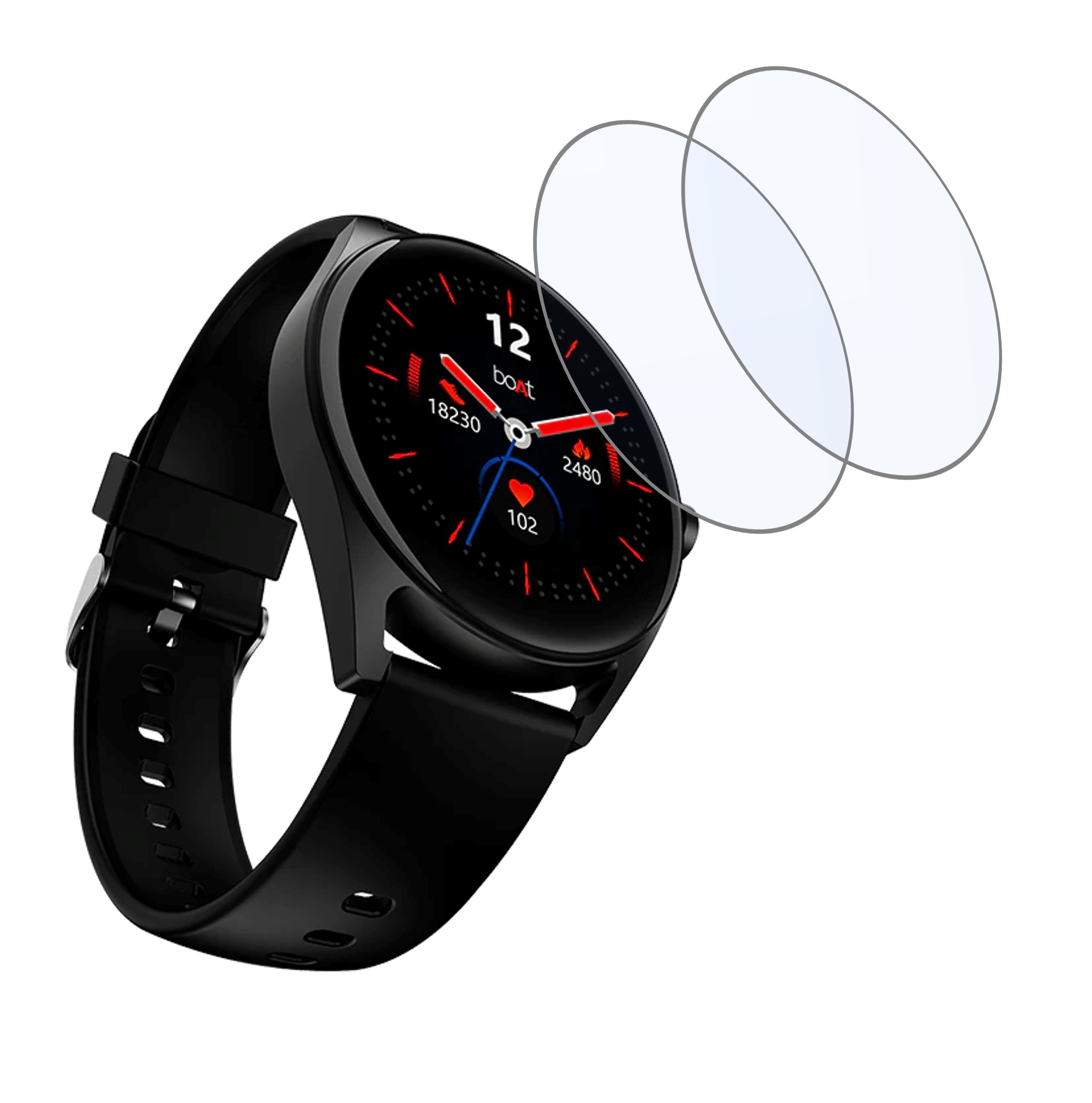 boAt Lunar Link Smartwatch Screen Protector 9H Protective Compatible Flexible