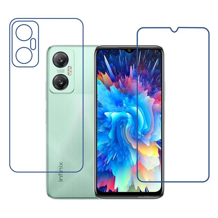 Infinix Hot 20 5G 9H Protective Compatible Mobile Screen Protector For Front & Back (Not a Tempered glass)
