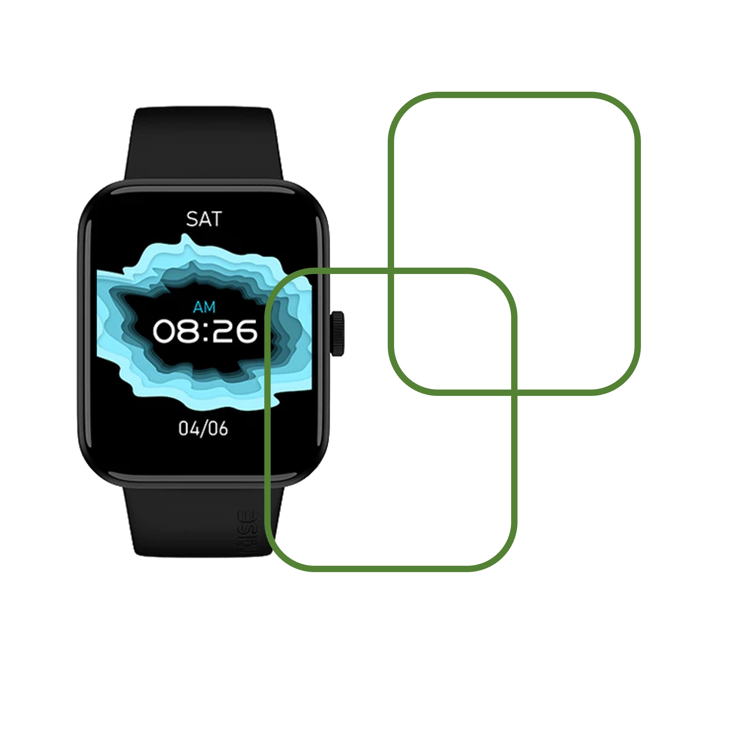 Nosie ColorFit Caliber Go Smartwatch Screen Protector 9H Protective Compatible Flexible