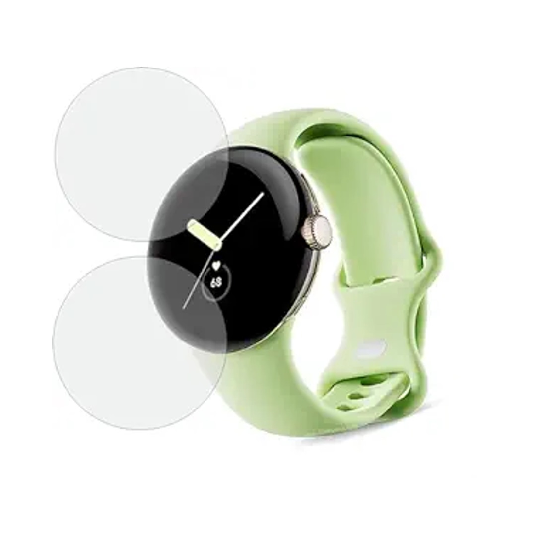 Google Pixel Watch 4G LTE Watch Color Compatible Smartwatch Screen Protector (Pack of 02)
