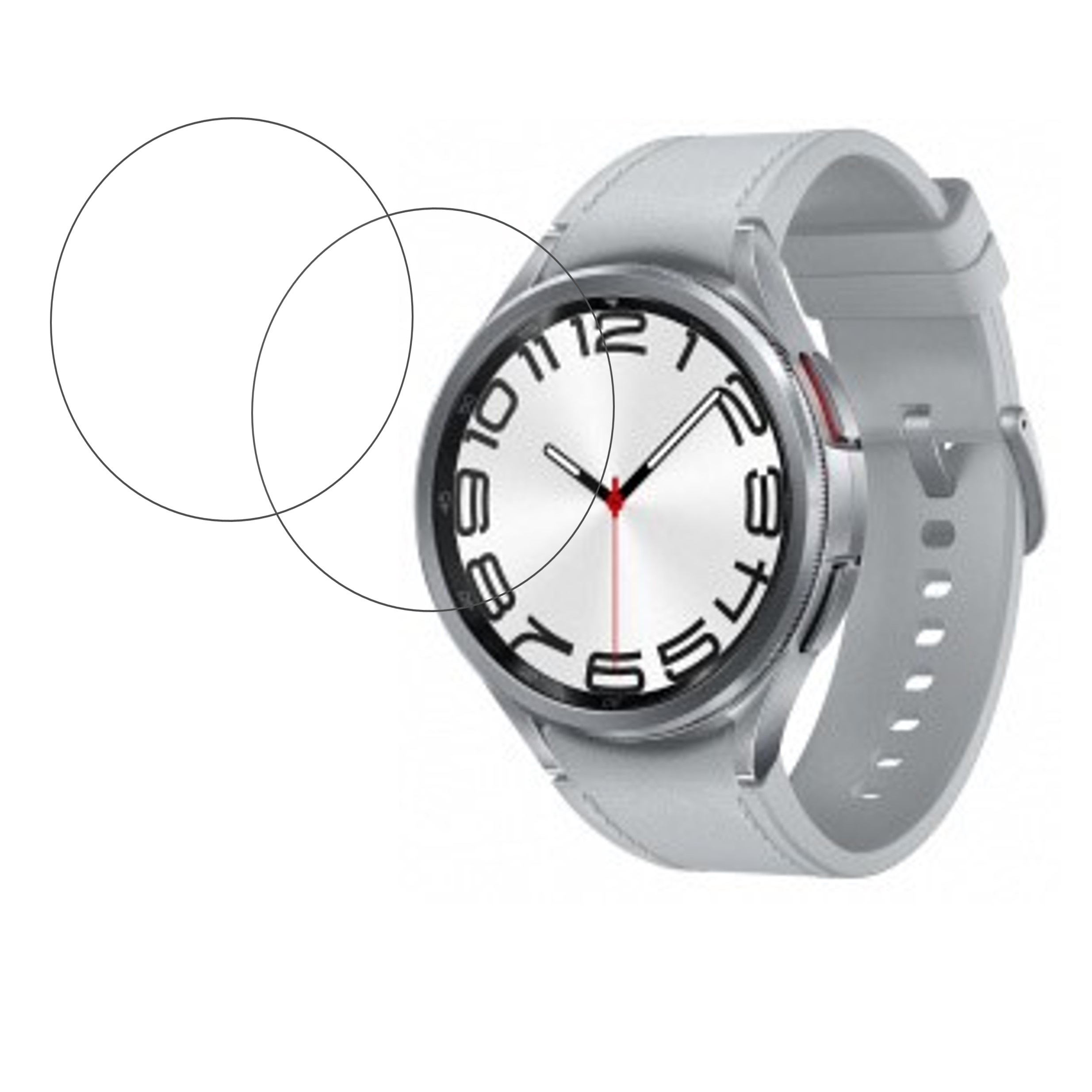 Samsung Galaxy Watch6 Classic 43mm Smartwatch Screen Protector 9H Protective Compatible Flexible
