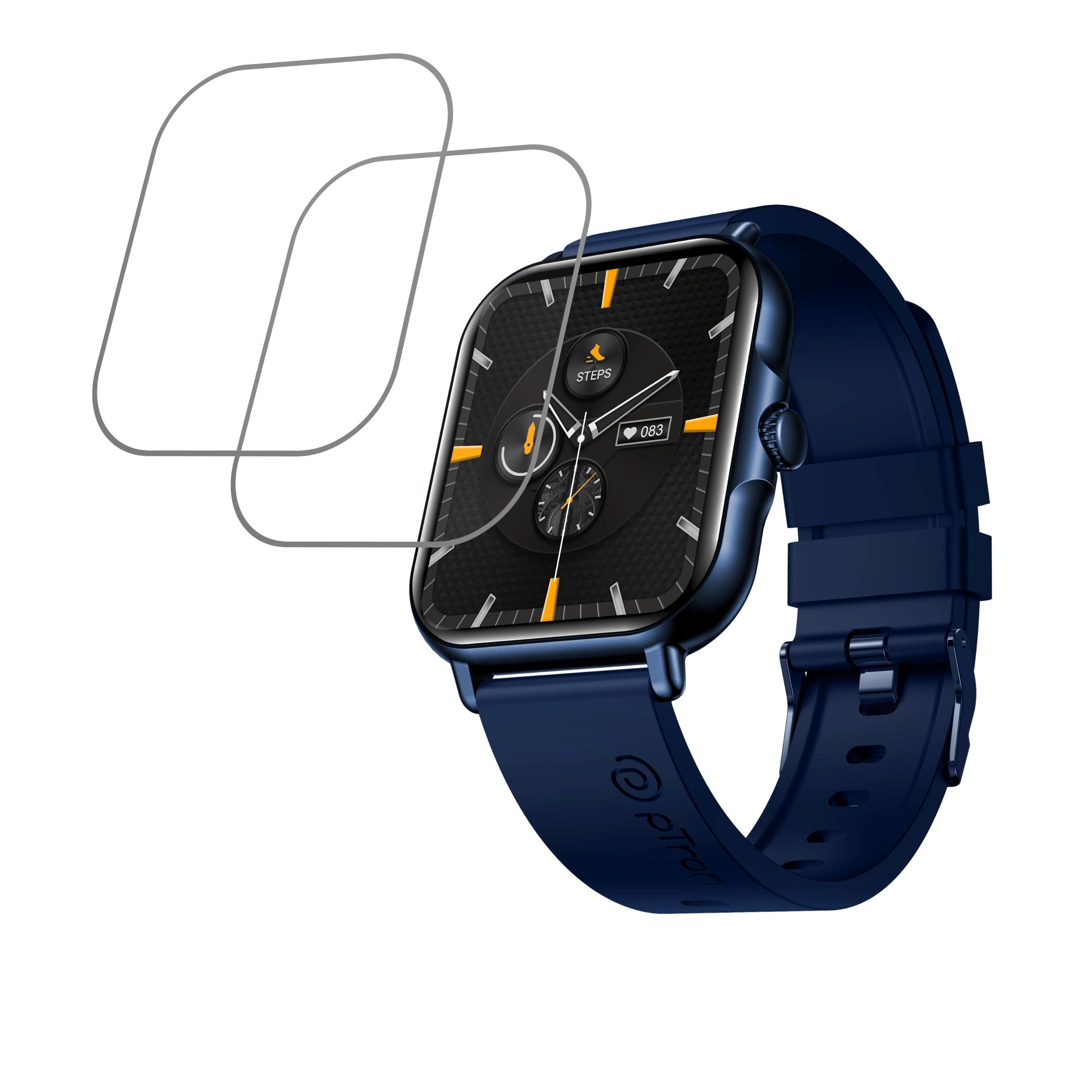 pTron Reflect Callz Smartwatch Smartwatch Screen Protector 9H Protective Compatible Flexible
