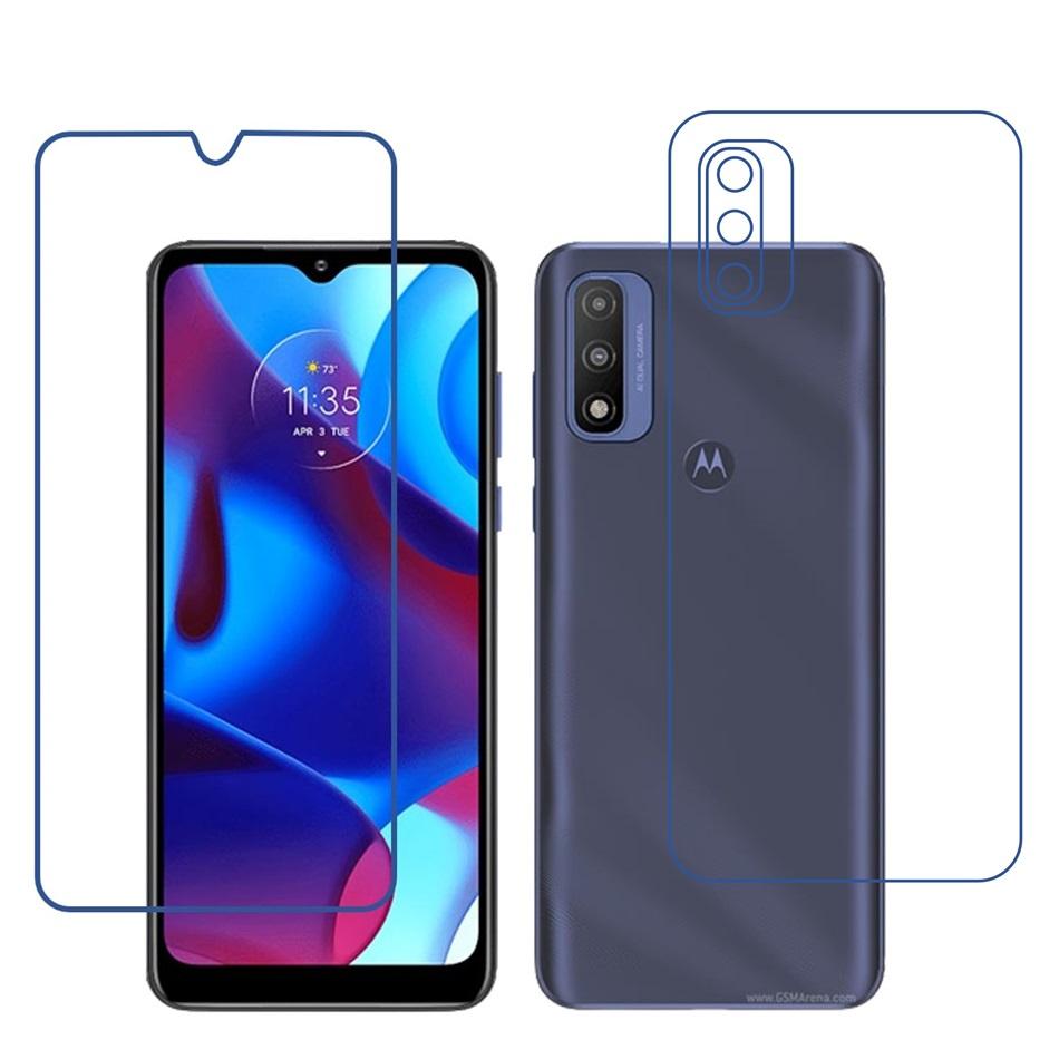 Motorola G Pure 9H Front & Back Flexible Compatible Mobile Screen Protector (Not a Tempered glass)