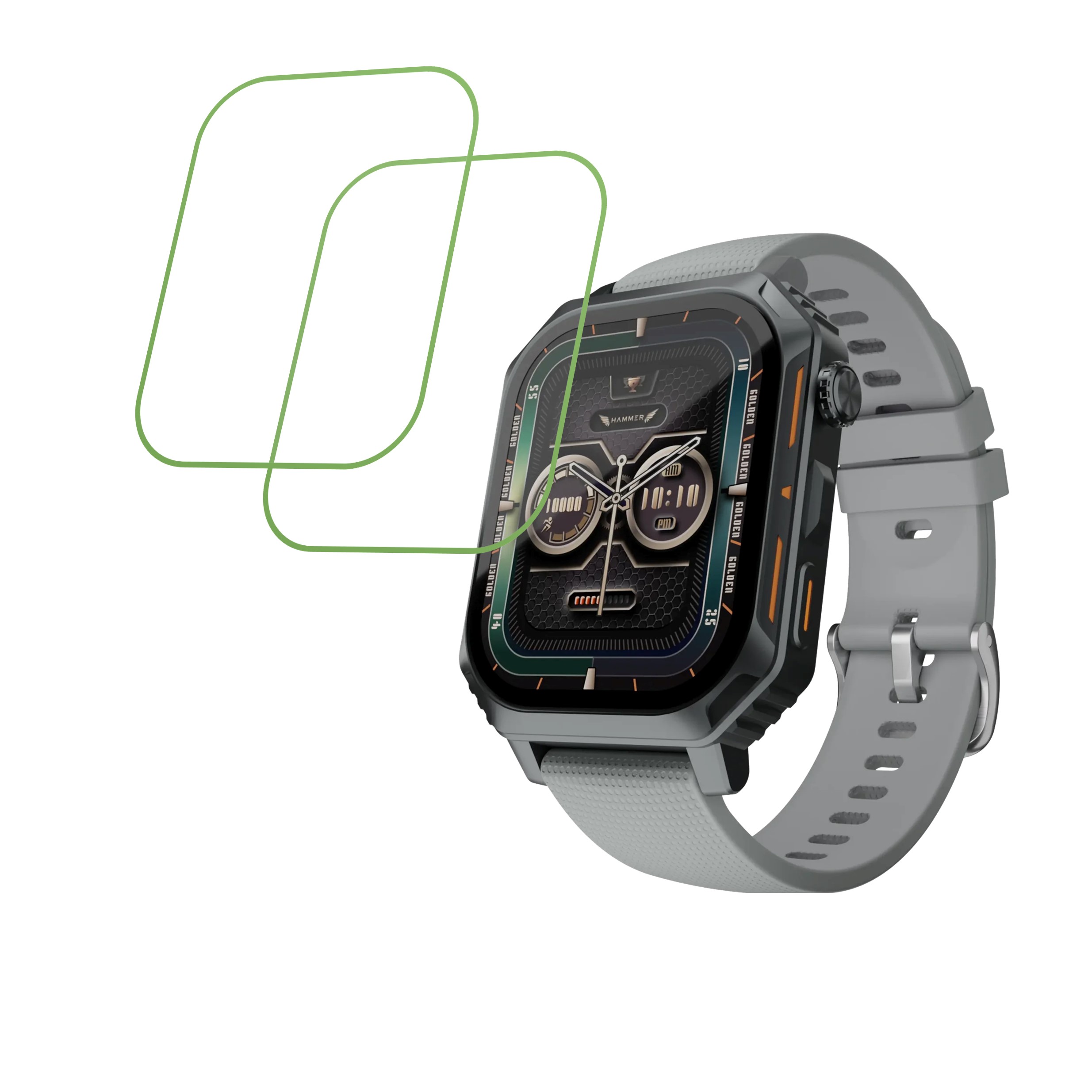 Hammer Conquer 2.02 Smartwatch Screen Protector 9H Protective Compatible Flexible