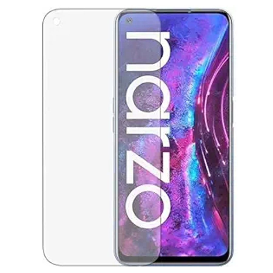 Realme Narzo 30 9H Unbreakable Smart Phone Screen Tempered Glass Screen Guard (Tempered glass/9H Clear/9H Matte)