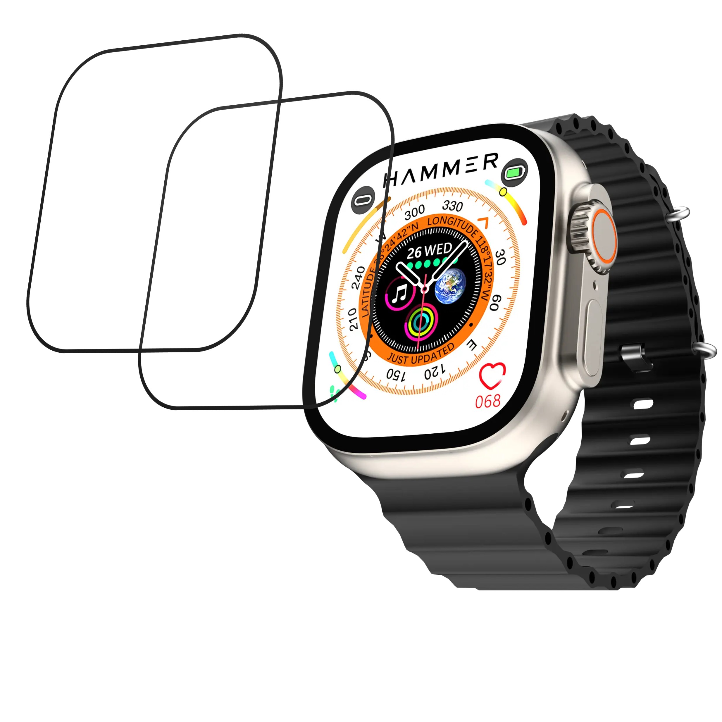 Hammer Ultra Classic Smartwatch Screen Protector 9H Protective Compatible Flexible