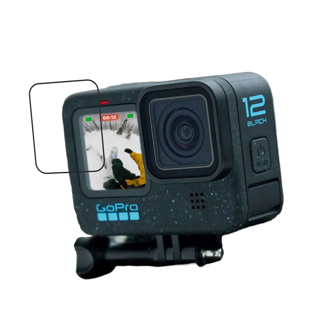 GoPro HERO12 Protective Ultra Clear Unbreakable Screen Protector for (Not a Tempered glass)