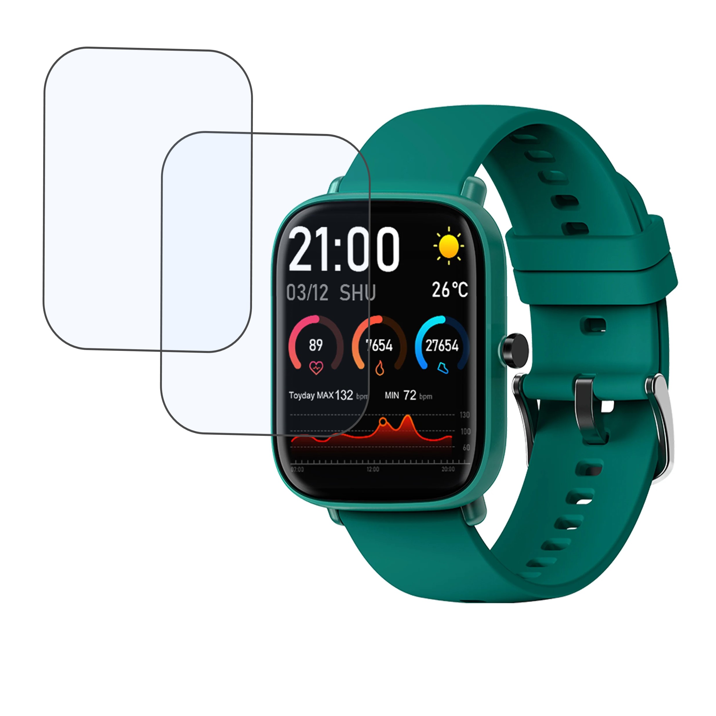 Gizmore Gizfit Era Smartwatch Screen Protector 9H Protective Compatible Flexible