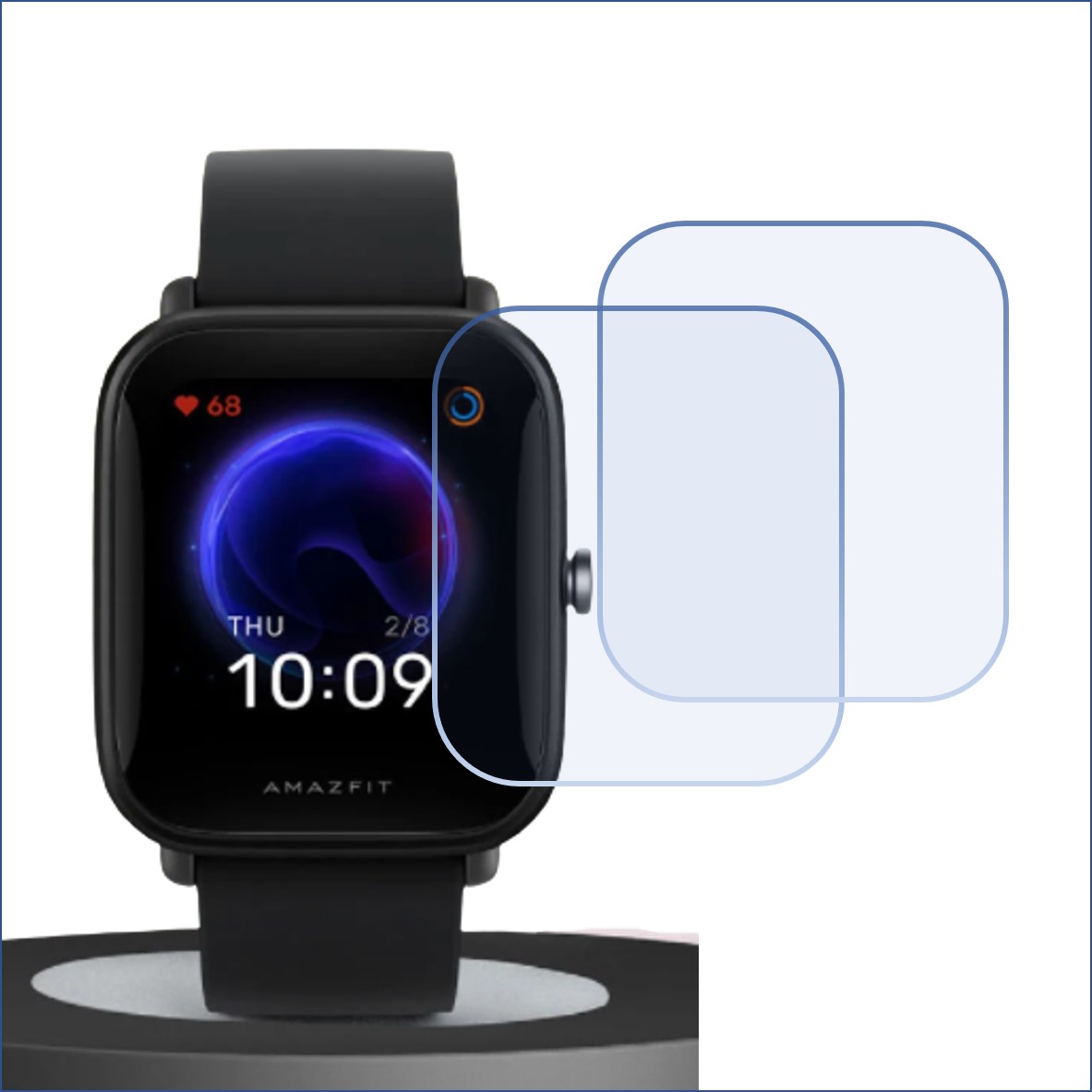 Amzfit Bip U Pro Smartwatch Screen Protector 9H Protective Compatible Flexible