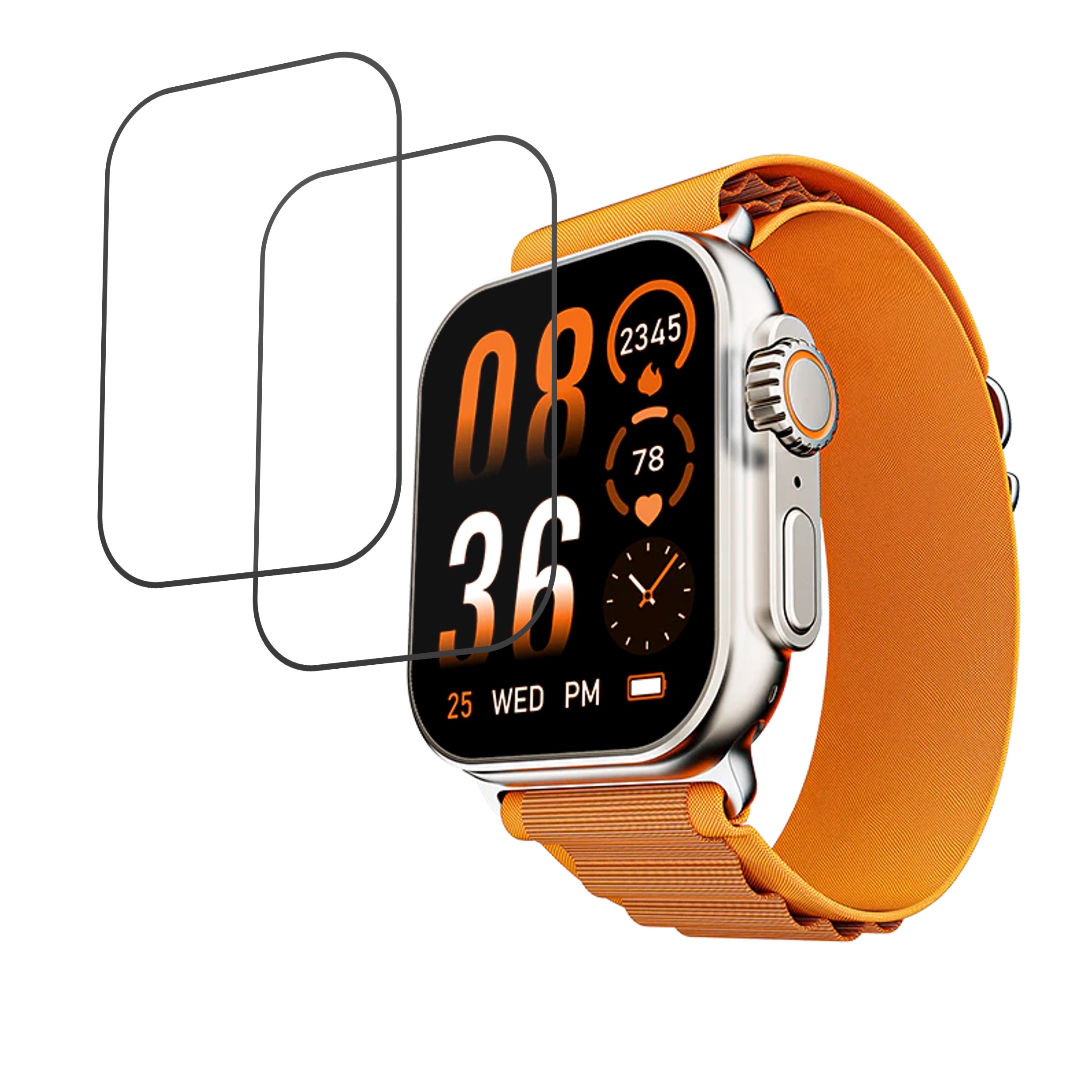 boAt Wave Genesis Pro Smartwatch Screen Protector 9H Protective Compatible Flexible