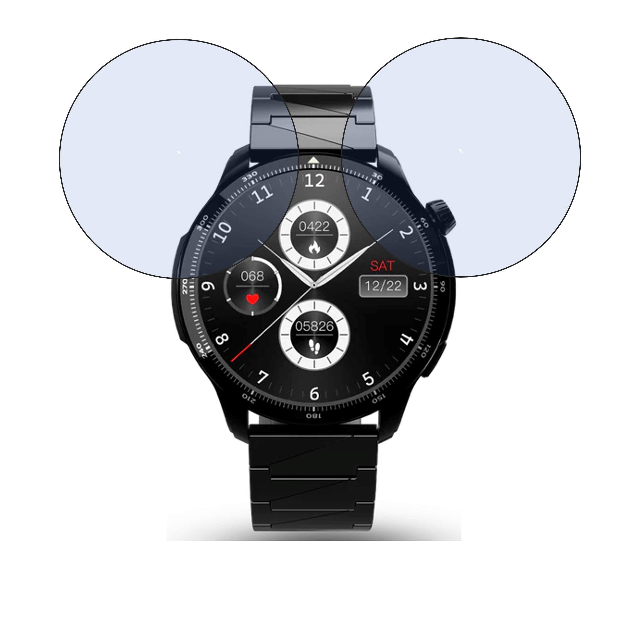 URBAN Titanium Smartwatch Screen Protector 9H Protective Compatible Flexible