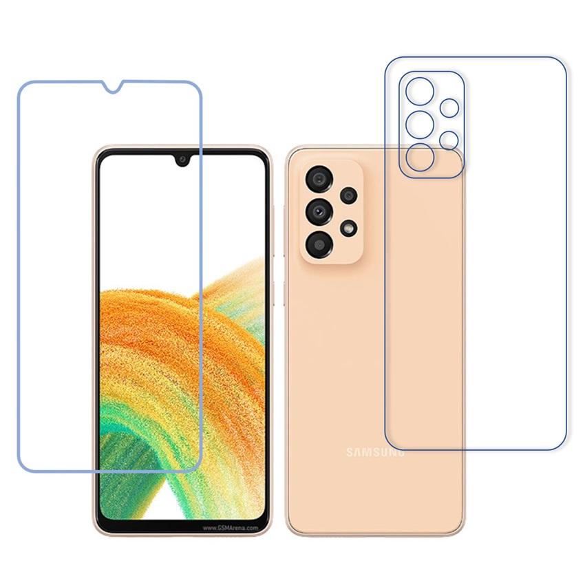 Samsung Galaxy A33 5G  9H Front & Back Flexible Compatible Mobile Screen Protector (Not a Tempered glass)