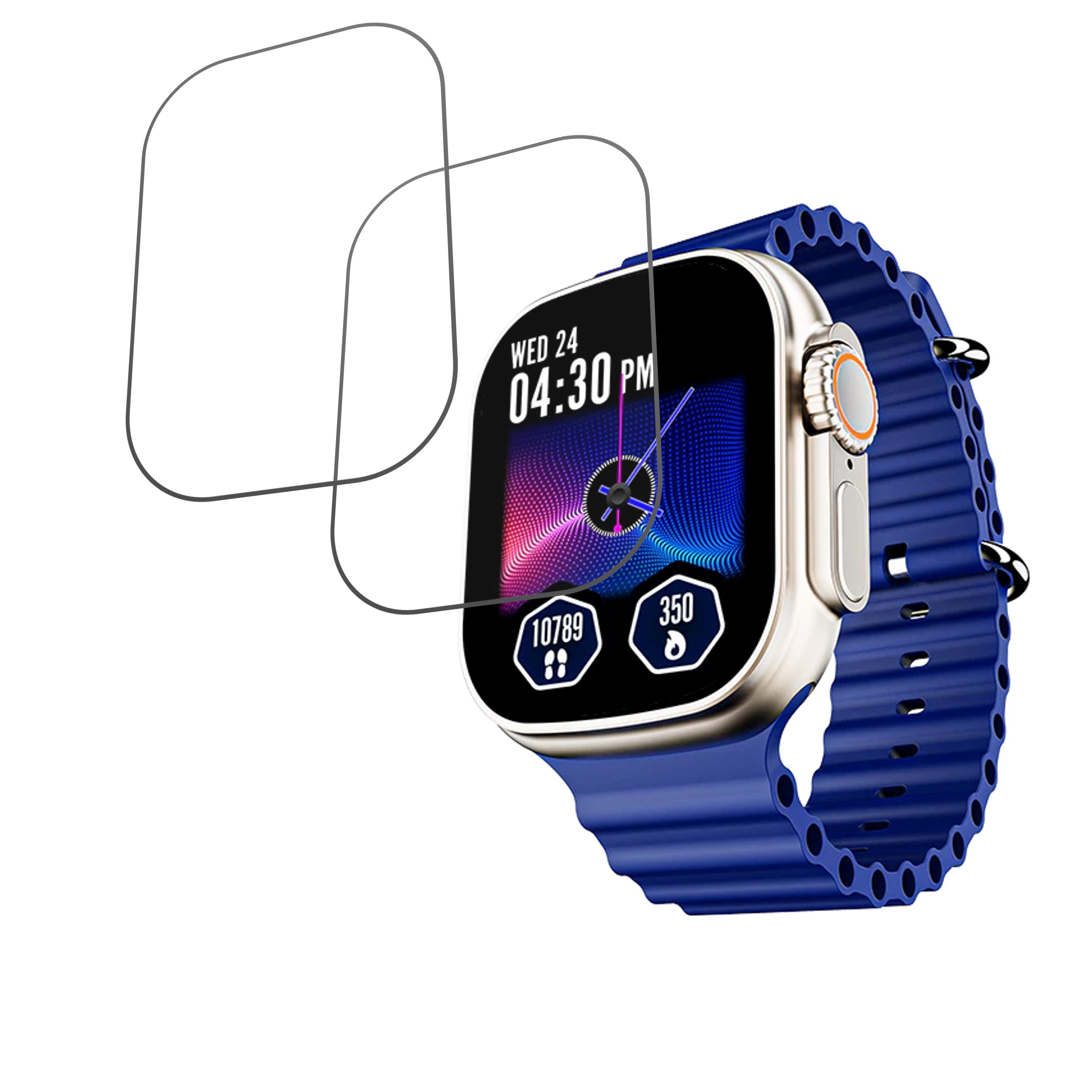 boAt Wave Genesis Smartwatch Screen Protector 9H Protective Compatible Flexible