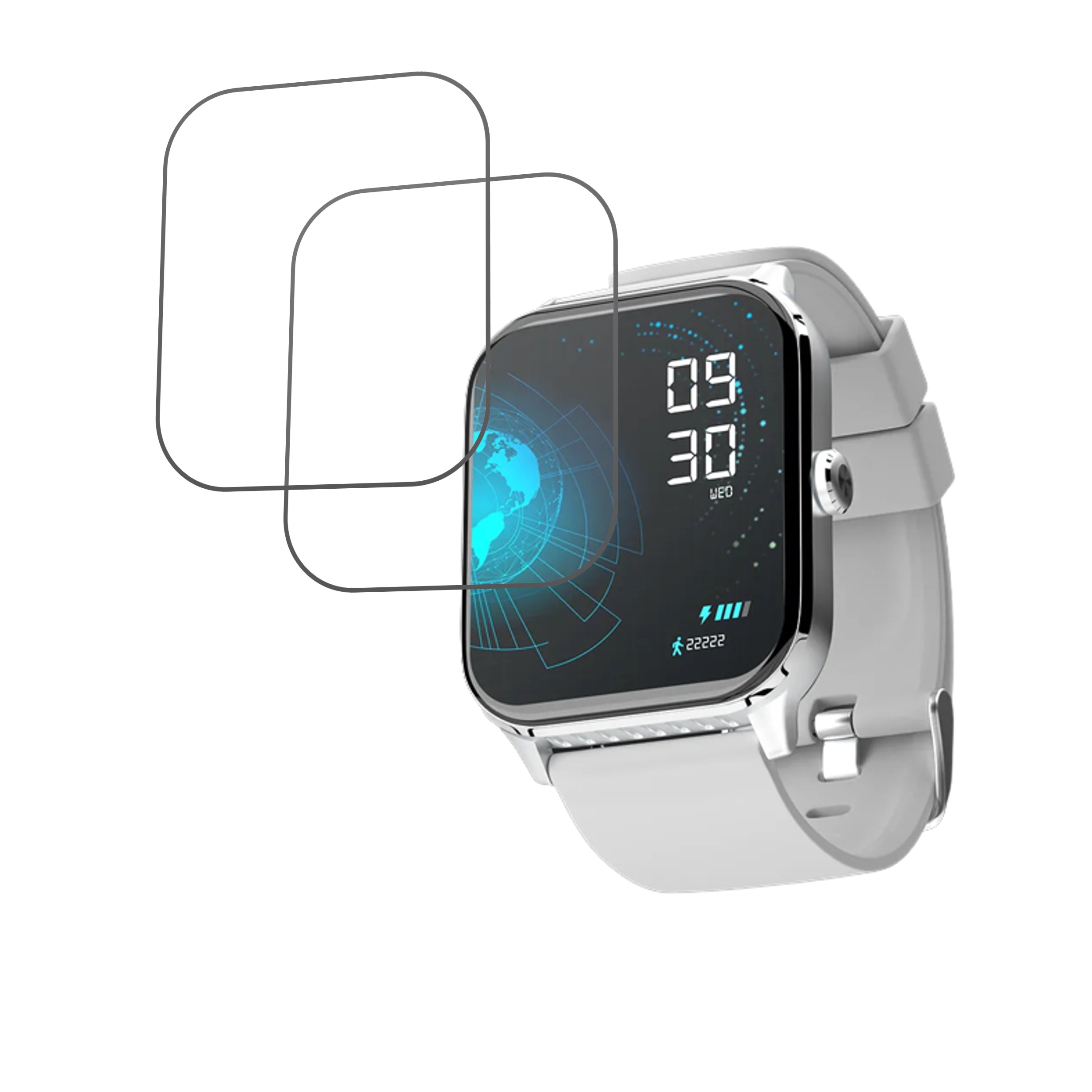 beatsXP MARV Smartwatch 1.85 Smartwatch Screen Protector 9H Protective Compatible Flexible