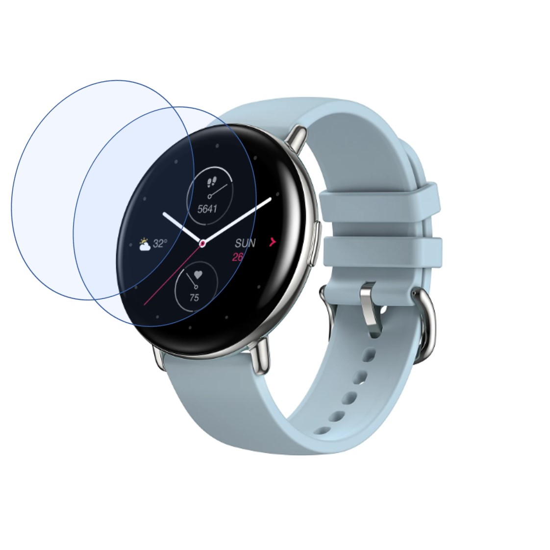 Amazfit Zepp E Circle Smartwatch Screen Protector 9H Protective Compatible Flexible