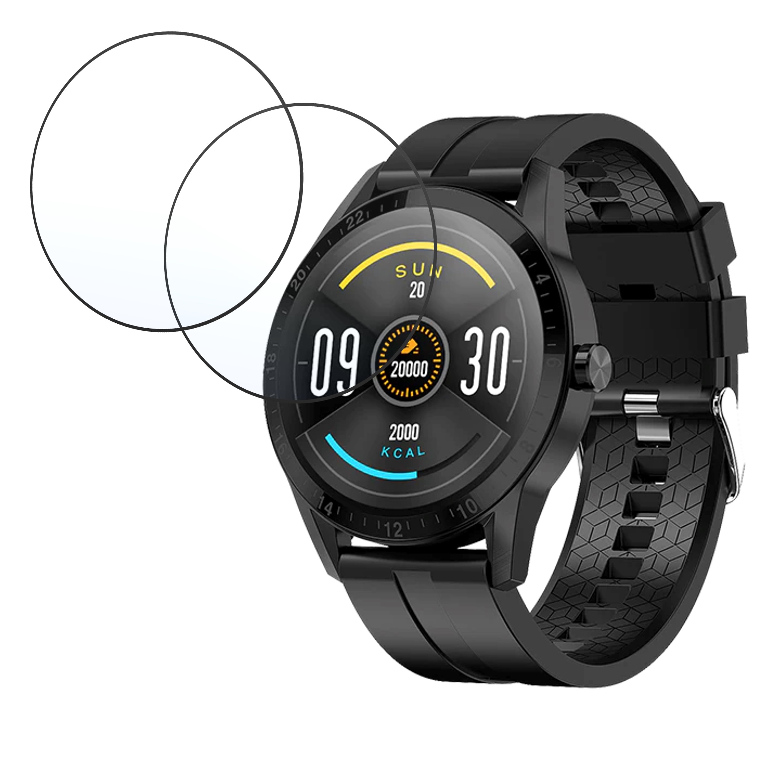 Fire Boltt TALK Reassured Smartwatch Screen Protector 9H Protective Compatible Flexible