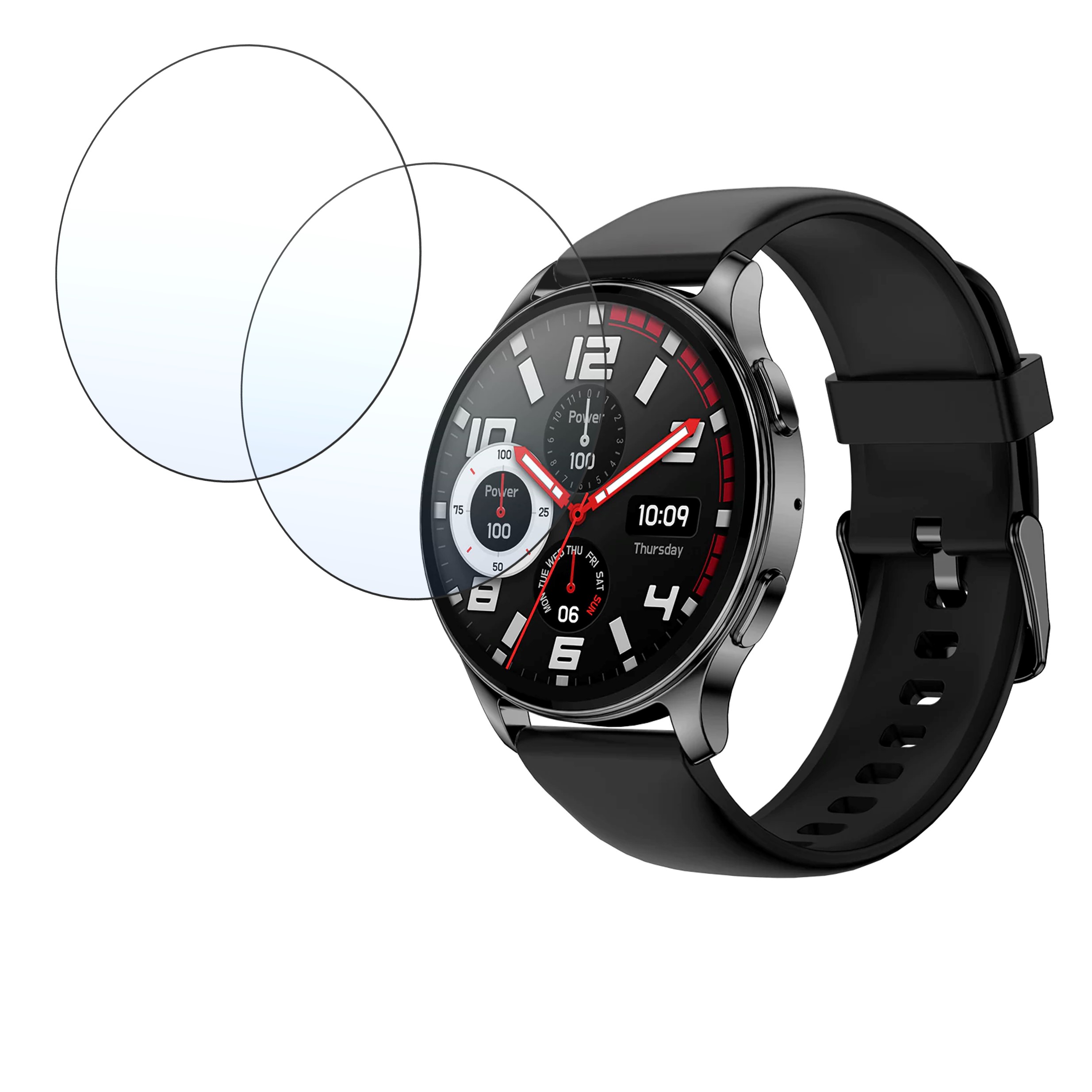 Amazfit Pop 3R Smartwatch Screen Protector 9H Protective Compatible Flexible