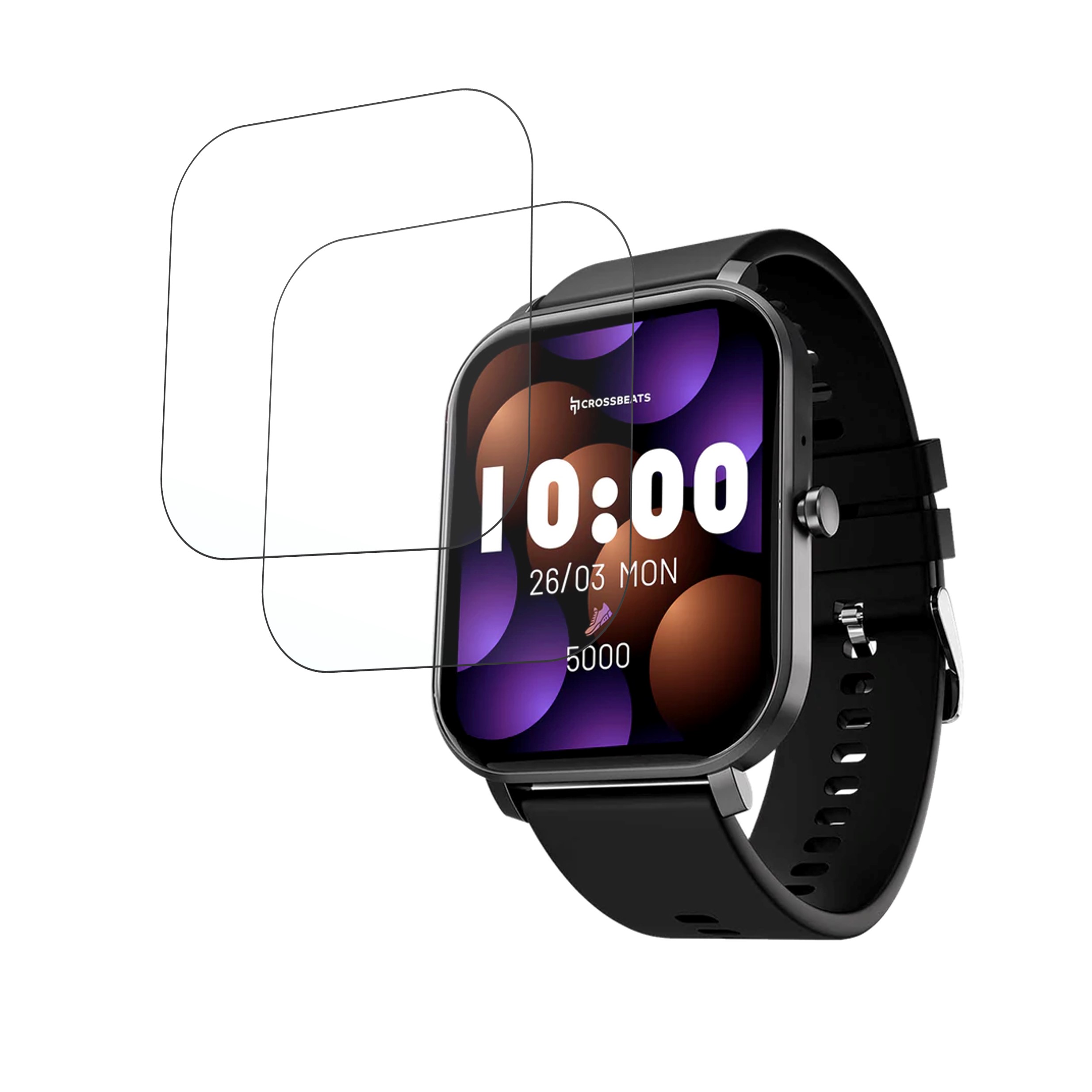 Crossbeats Ignite Pingg Smartwatch Screen Protector 9H Protective Compatible Flexible