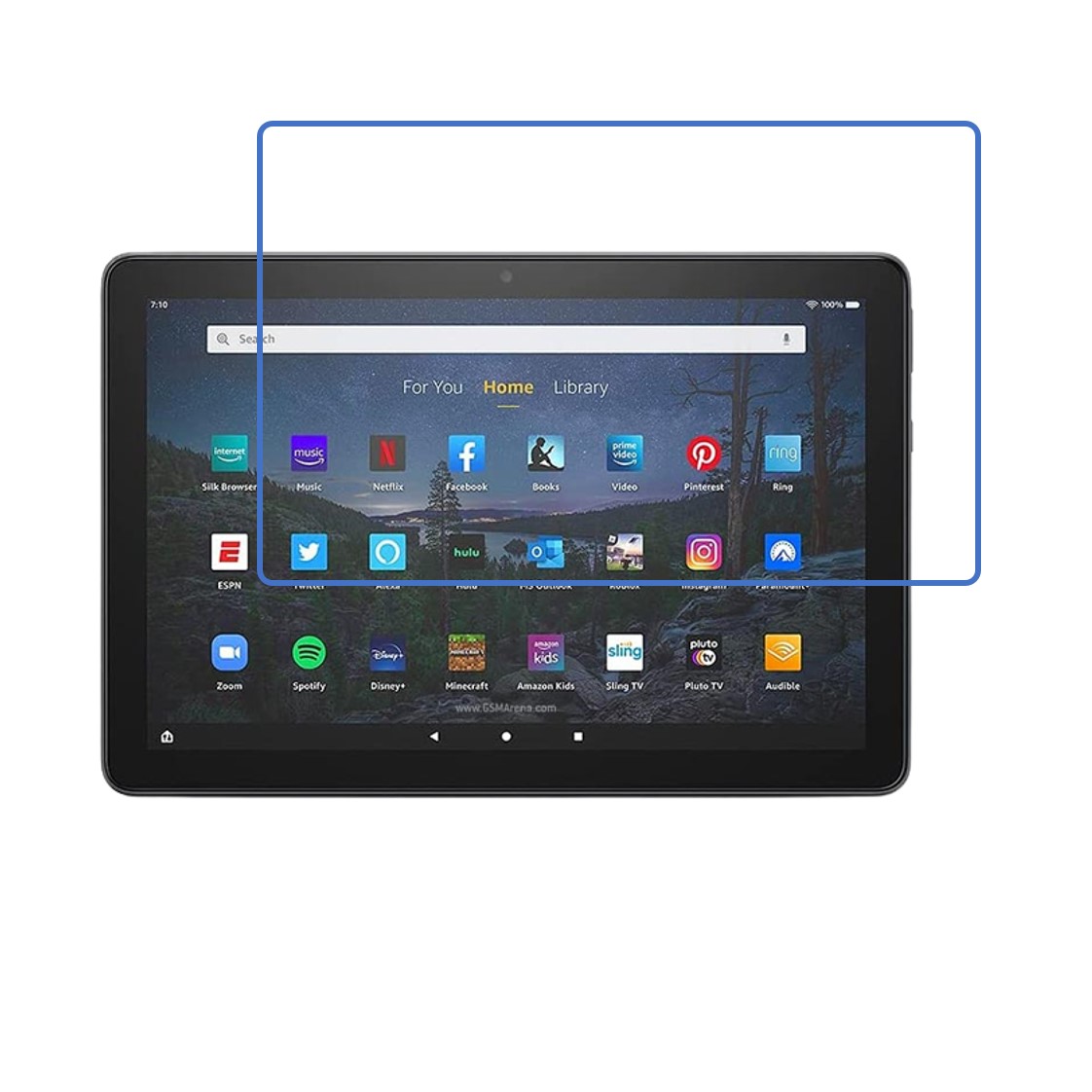 Amazon Fire HD 10 Plus (2021) Tablet Screen Protector 9H Protective Compatible Flexible