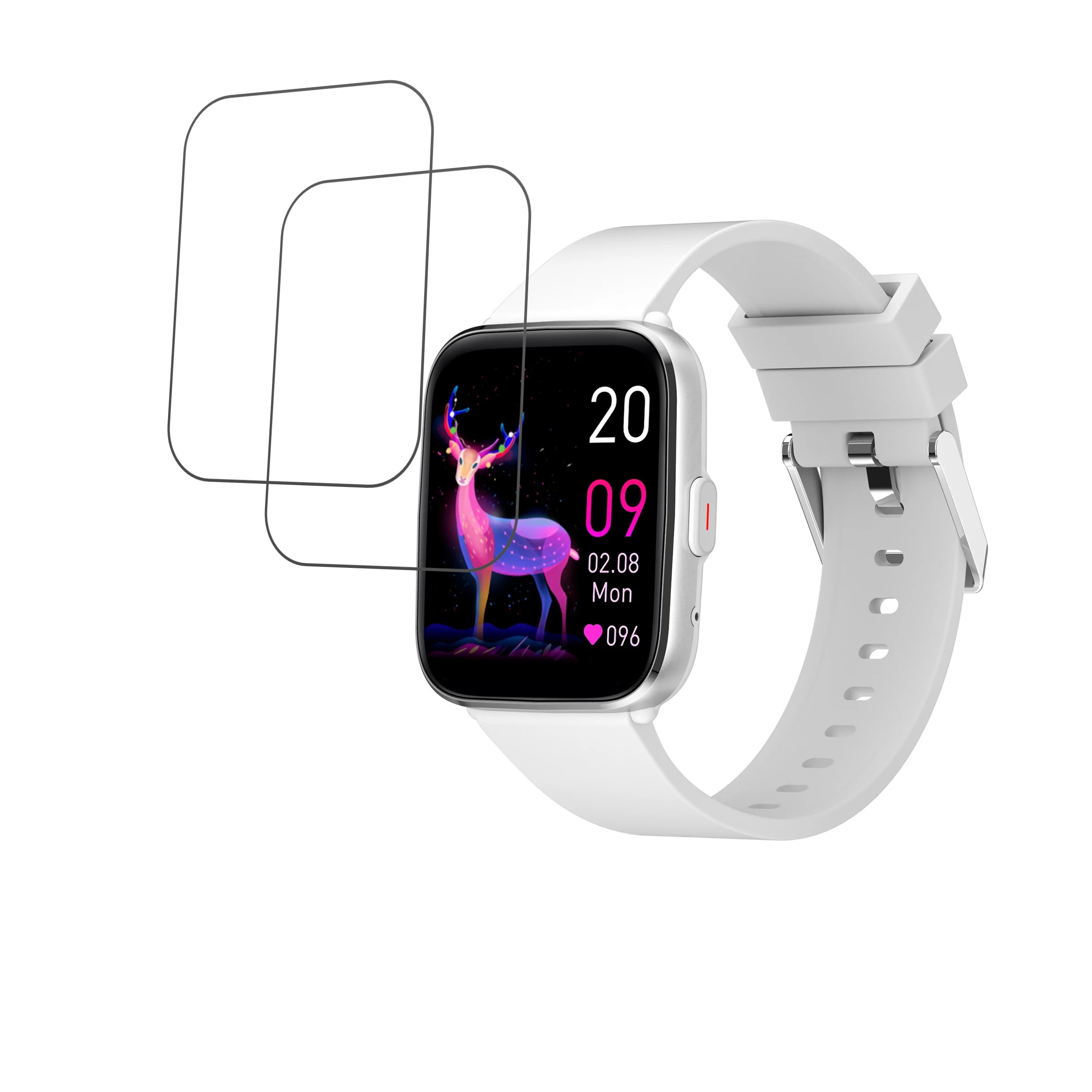 Gizmore Blaze BT Calling Smartwatch Screen Protector 9H Protective Compatible Flexible