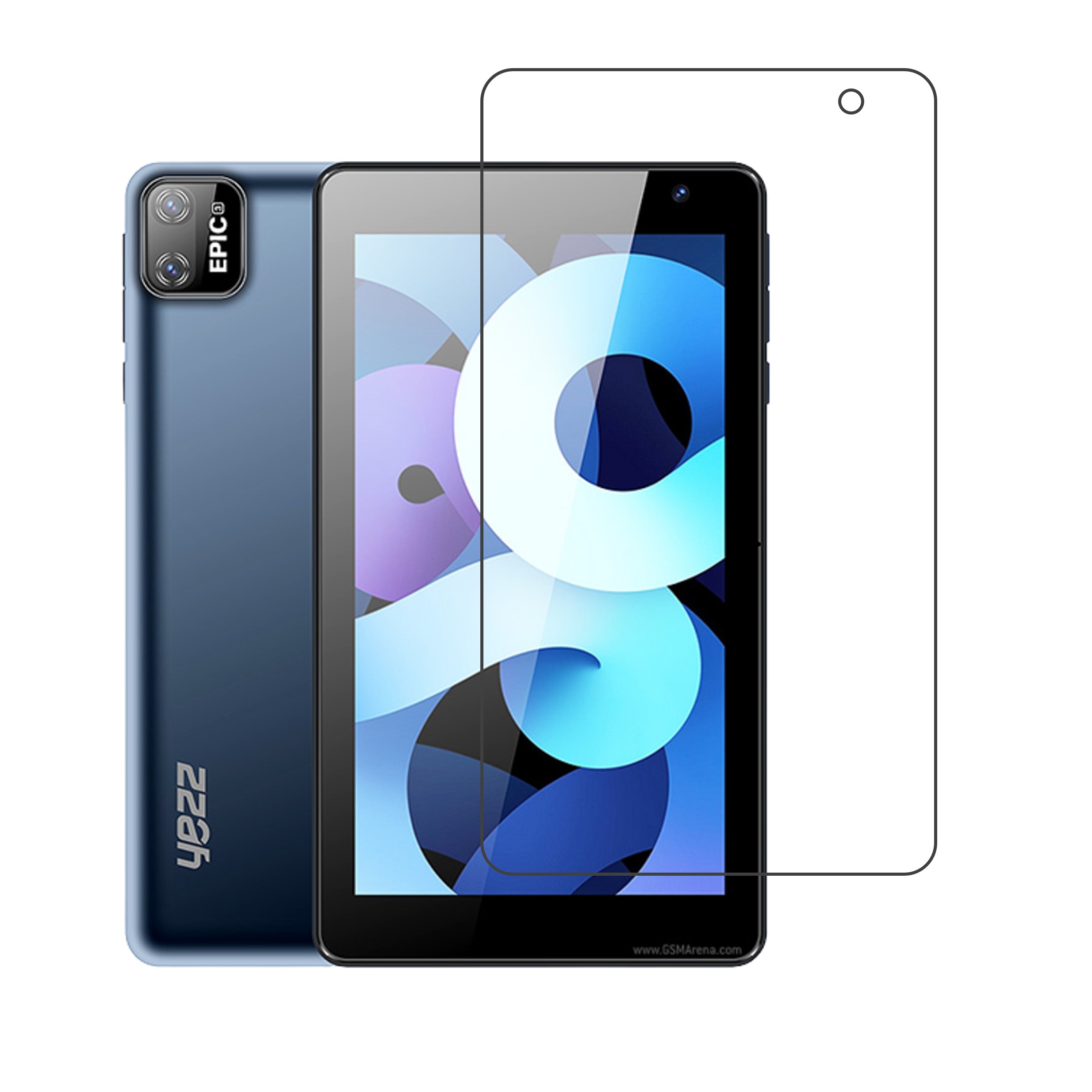 Yezz EPIC 3 Tablet Screen Protector 9H Protective Compatible Flexible
