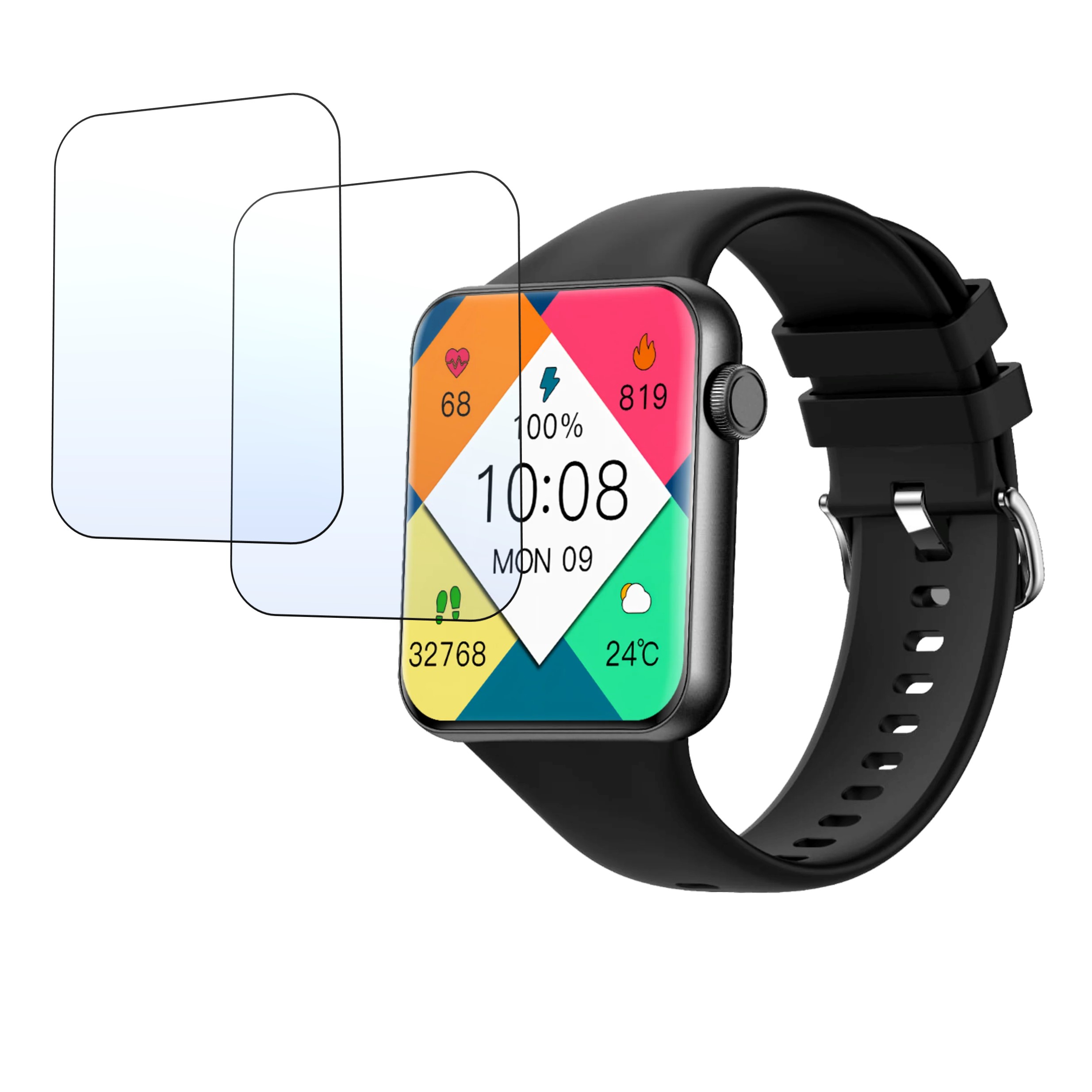 Pebble Vision Smartwatch Screen Protector 9H Protective Compatible Flexible