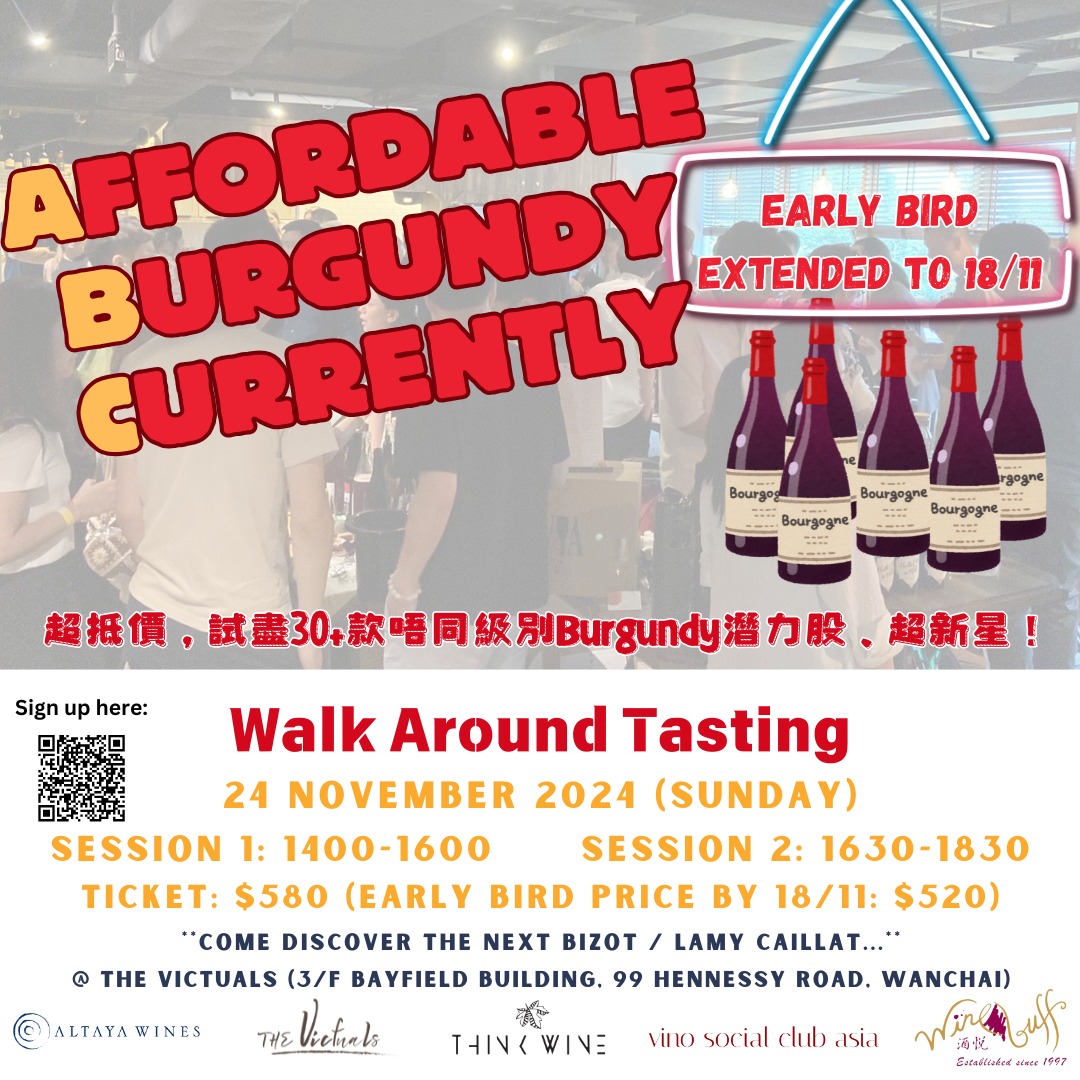 Affordable Burgundy Currently - walk around tasting