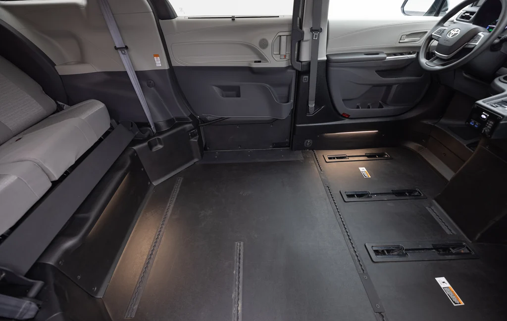 Industry-leading cabin space inside the Toyota Sienna Power Foldout XT